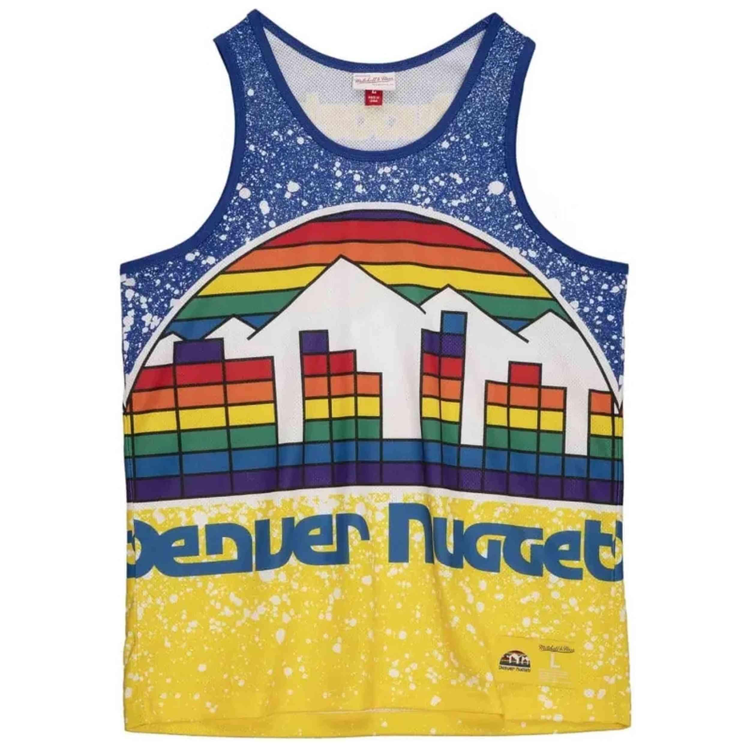 Maillot de basket Mitchell & ness modèle MSTKAJ19070-DNUYELL pour homme 1/2