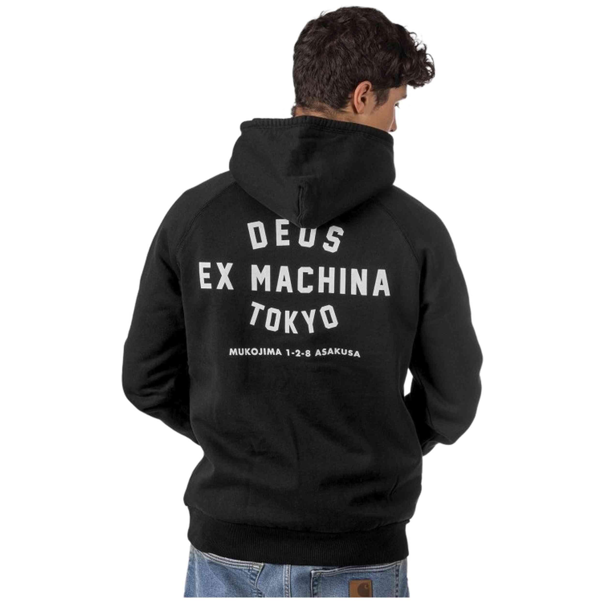 Felpa con cappuccio Deus ex machina modello DMW48675R-BLK per uomini 2/3