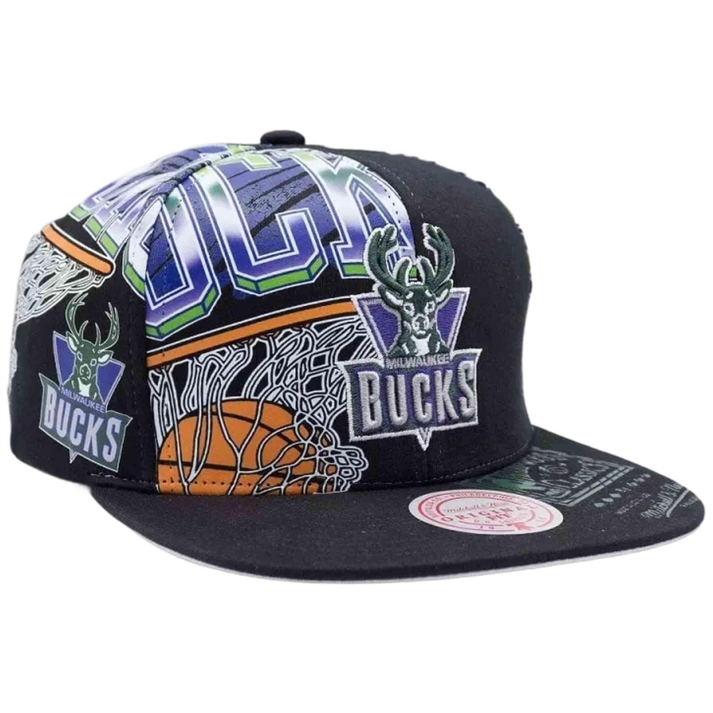 Casquette Mitchell & ness modèle HHSS3458-MBUYYPPPBLCK pour unisexe 2/2