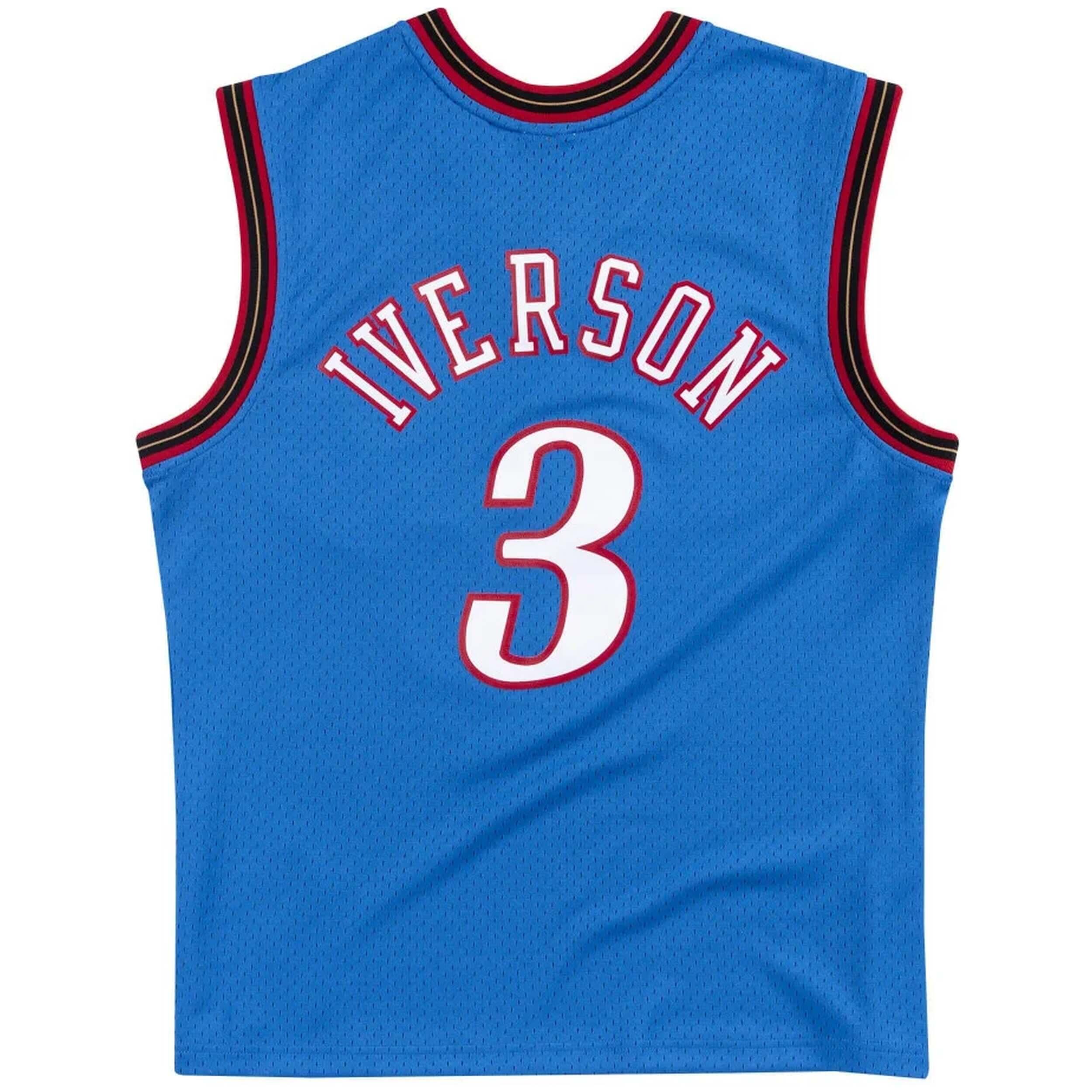 Maillot de basket Mitchell & ness modèle SMJYAC18016-P76ROYA99AIV pour homme 2/3