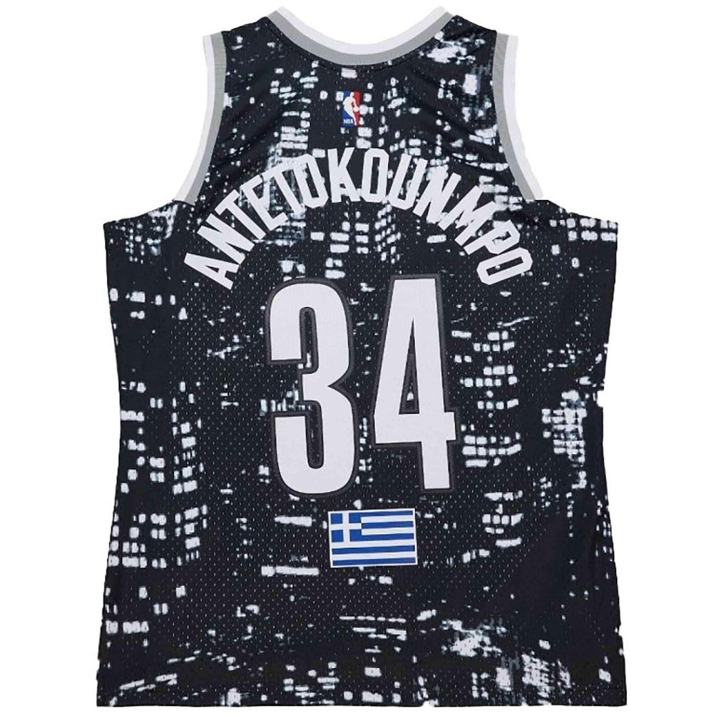 Camiseta de baloncesto Mitchell & ness modelo JY8728ASGBKWH para hombre 2/3