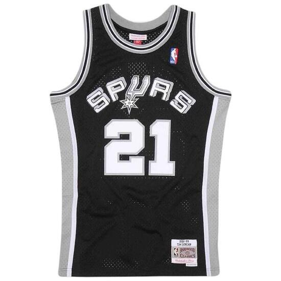 Maillot de basket Mitchell & ness modèle SMJYGS18208-SASBLCK98TDU pour homme