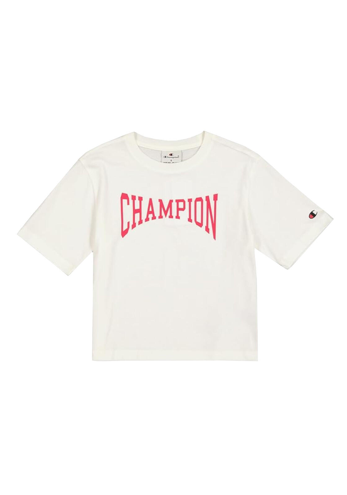 T-shirt Champion modèle 405025-WW003 pour filles 1/3