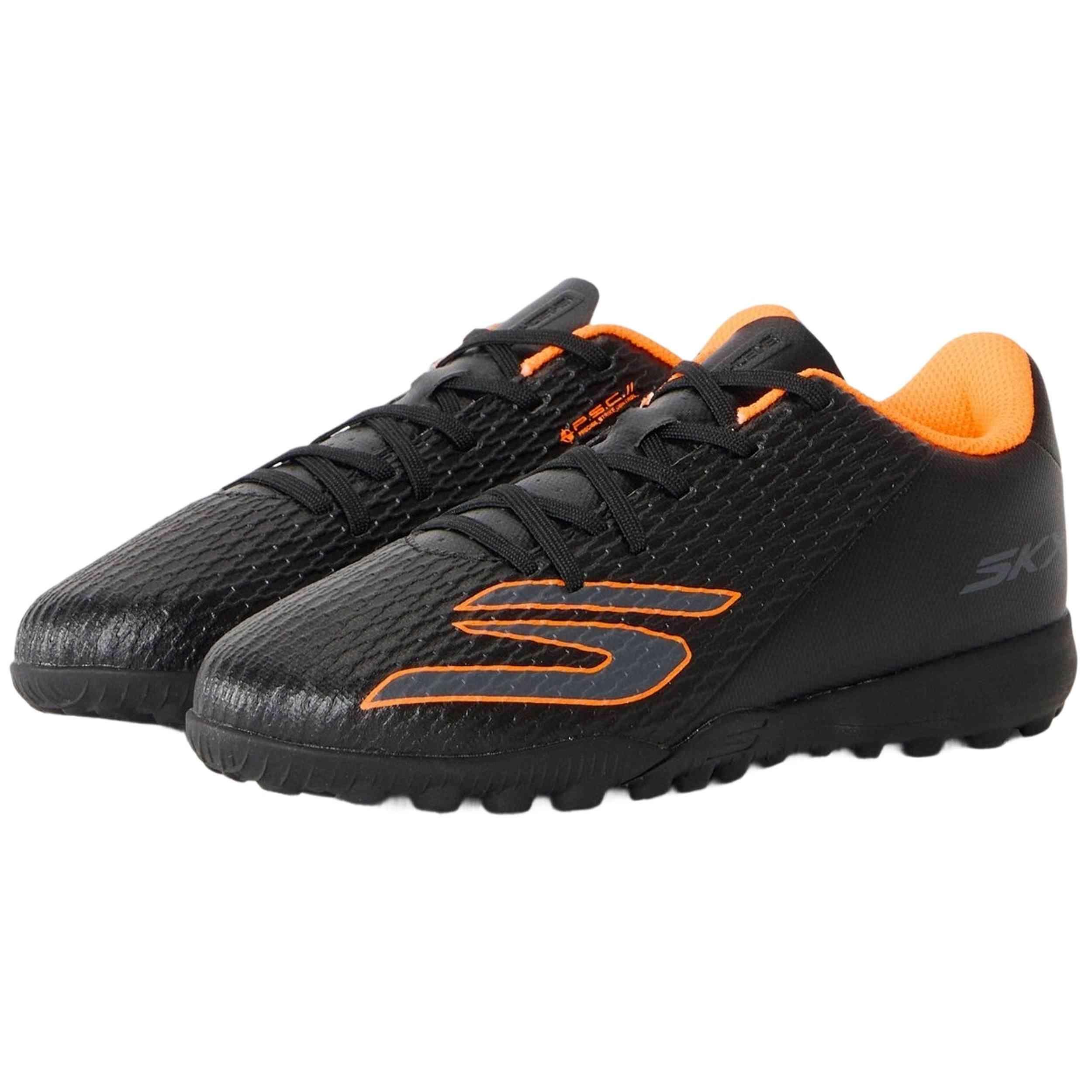 Chuteiras Skechers modelo 252164L-BKOR para crianças unissex 2/5
