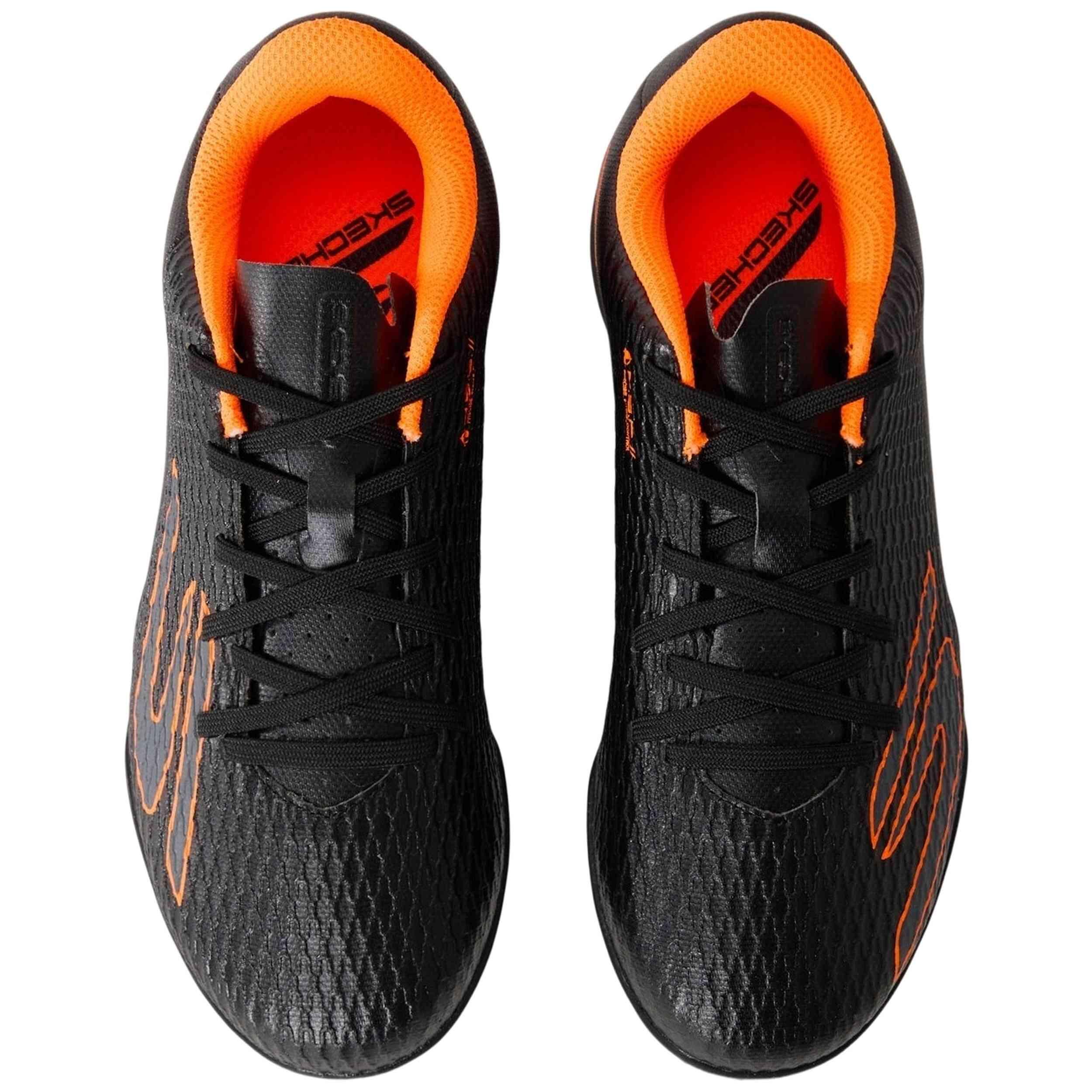 Chuteiras Skechers modelo 252164L-BKOR para crianças unissex 4/5