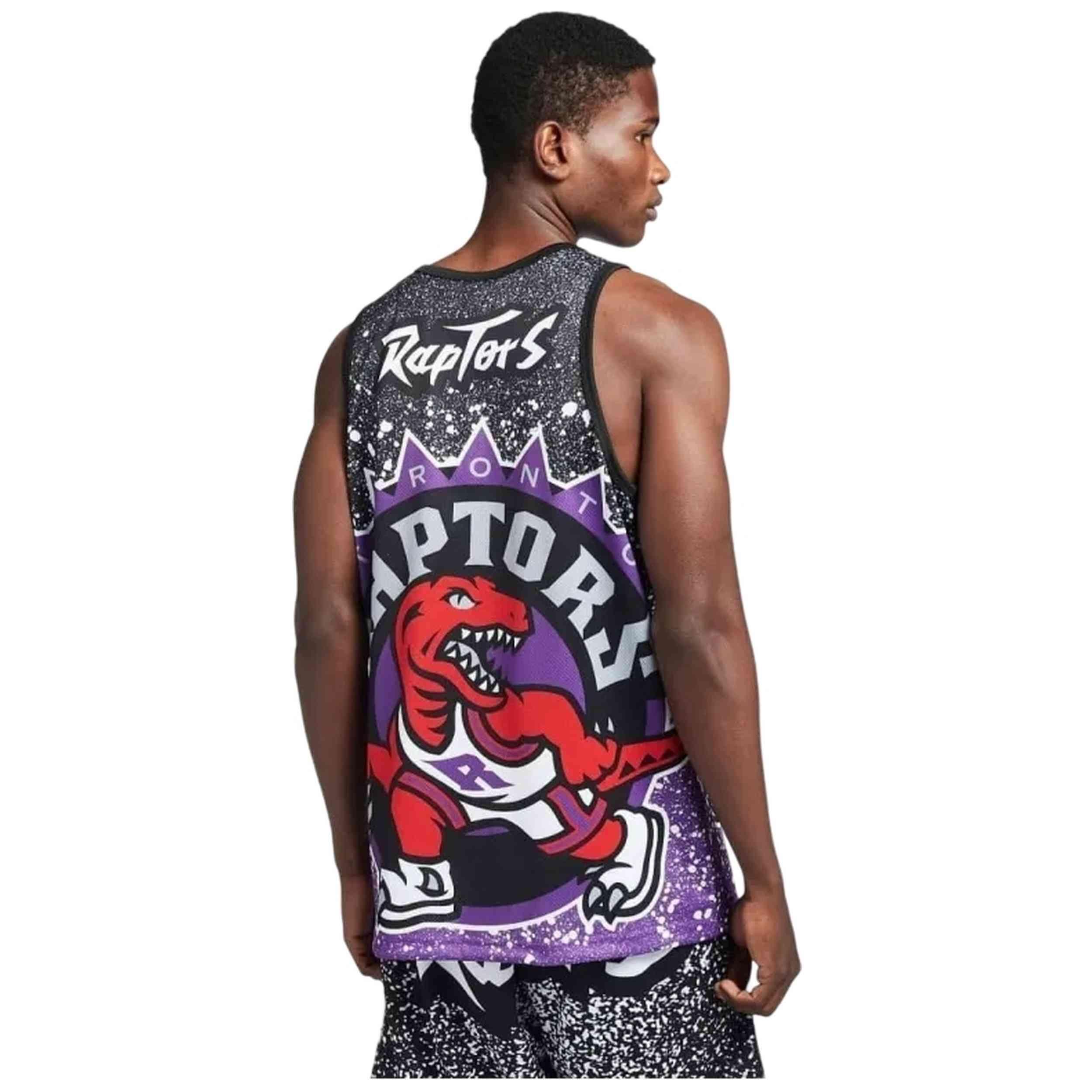 Basketbalshirt Mitchell & ness model MSTKAJ19070-TRARTPR voor mannen 4/4