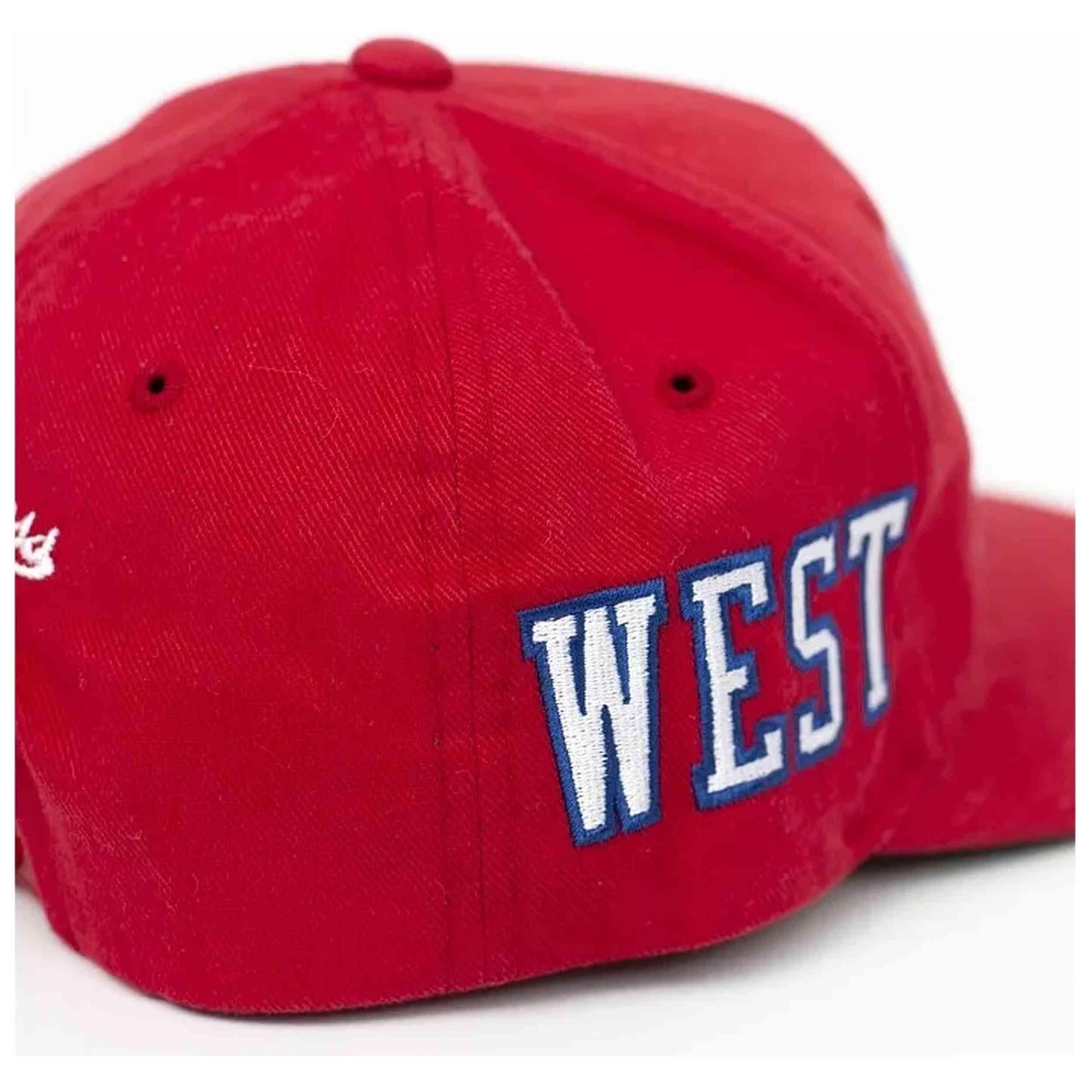 Casquette Mitchell & ness modèle MN-NBA-INTL733-ALLSTAR-RED pour homme 3/3