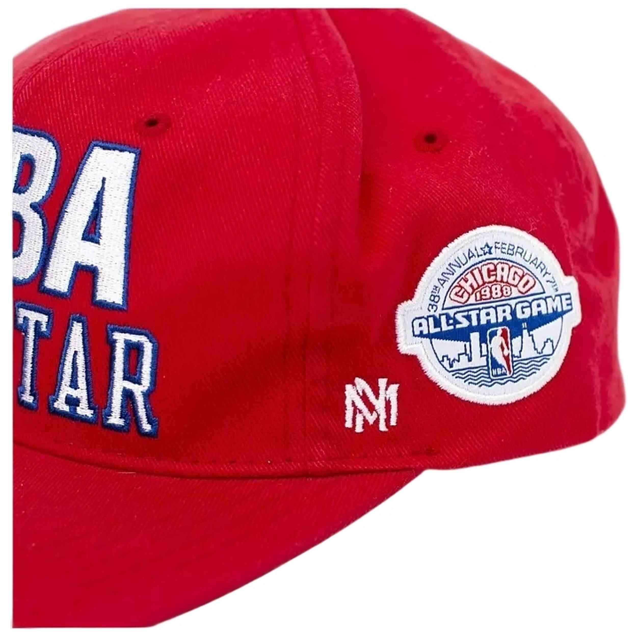 Casquette Mitchell & ness modèle MN-NBA-INTL733-ALLSTAR-RED pour homme 2/3