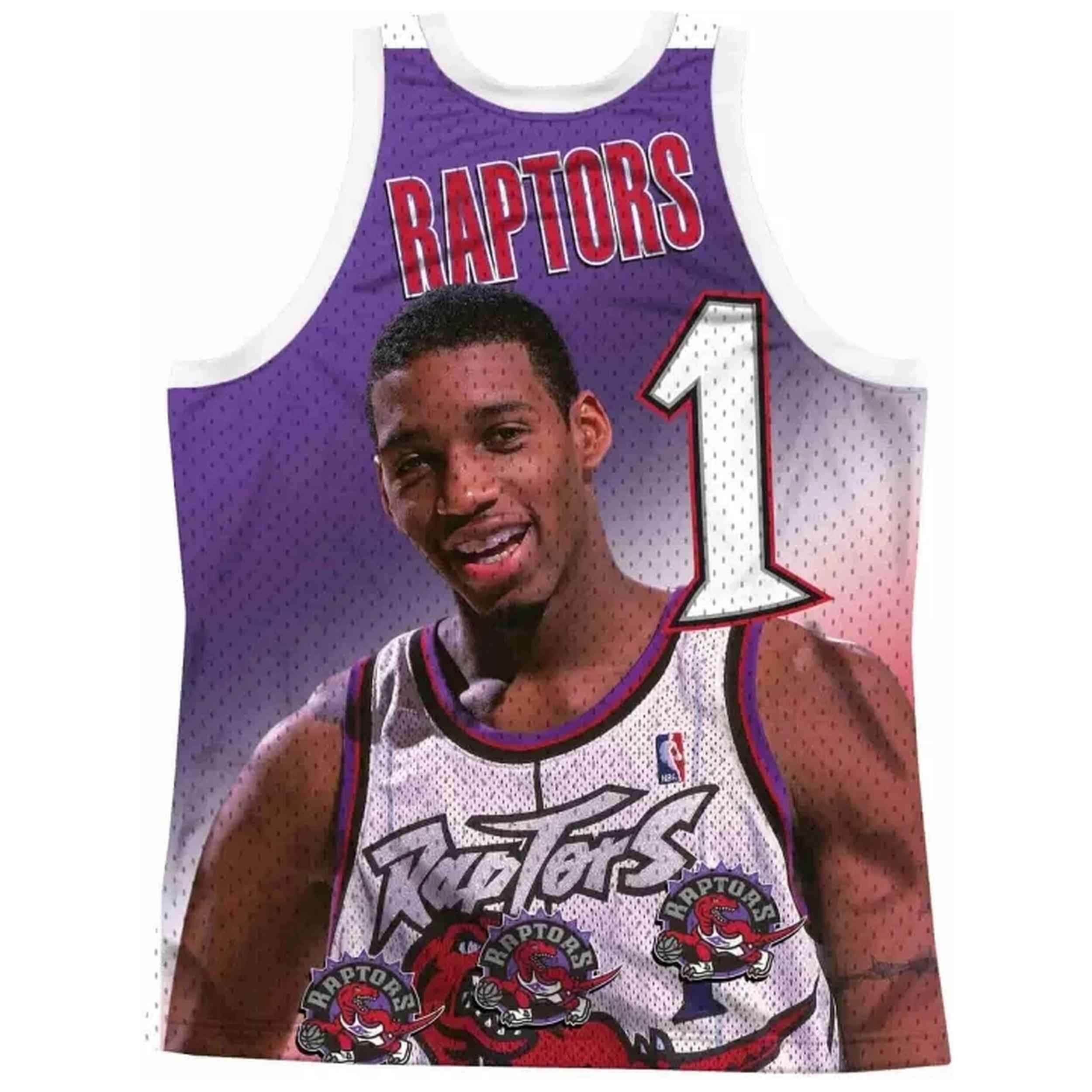 Maillot de basket Mitchell & ness modèle MSTKMI19002-TRAWHITTMC pour homme 2/2