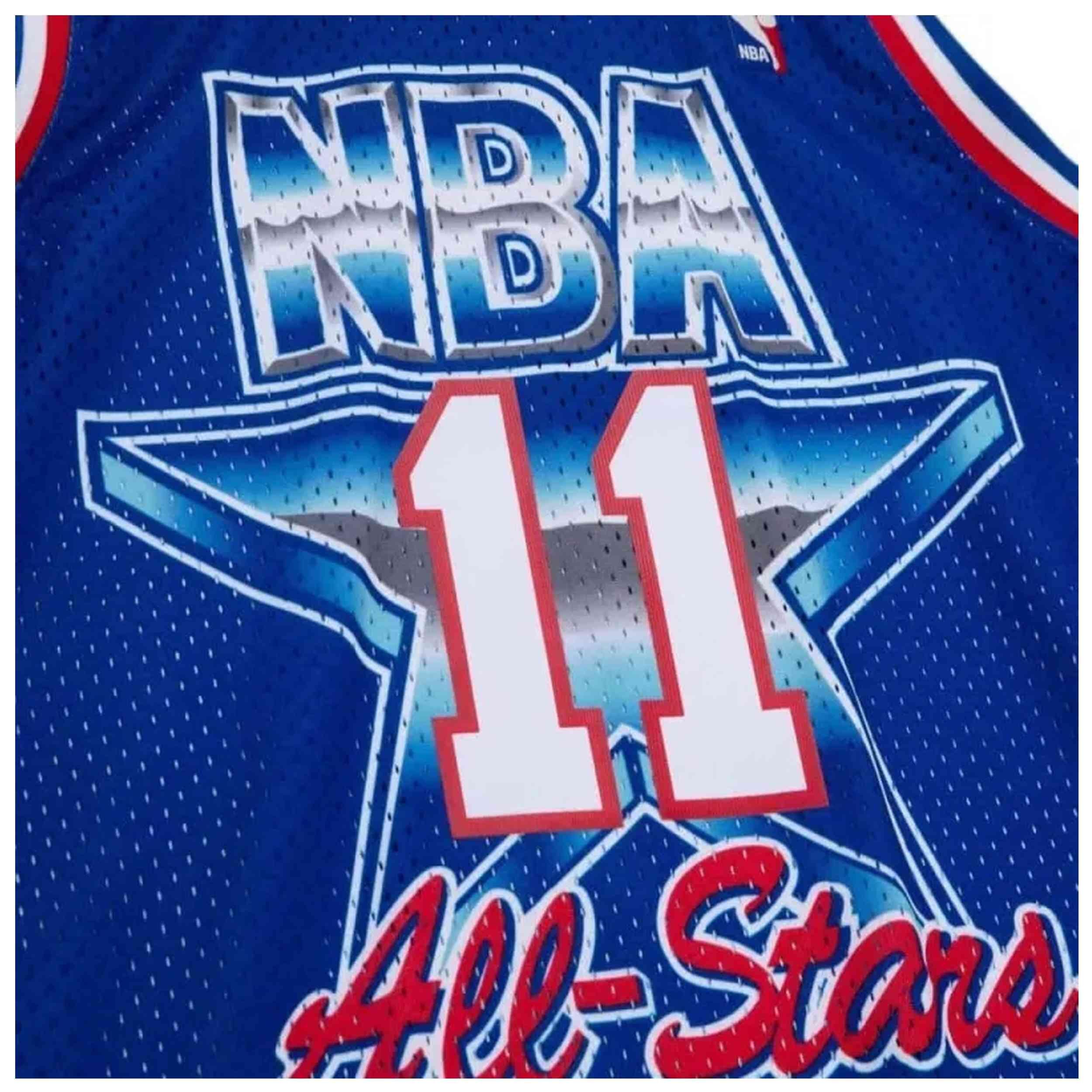 Maillot de basket Mitchell & ness modèle SMJY3327-ASW92KMAROYA pour homme 3/3