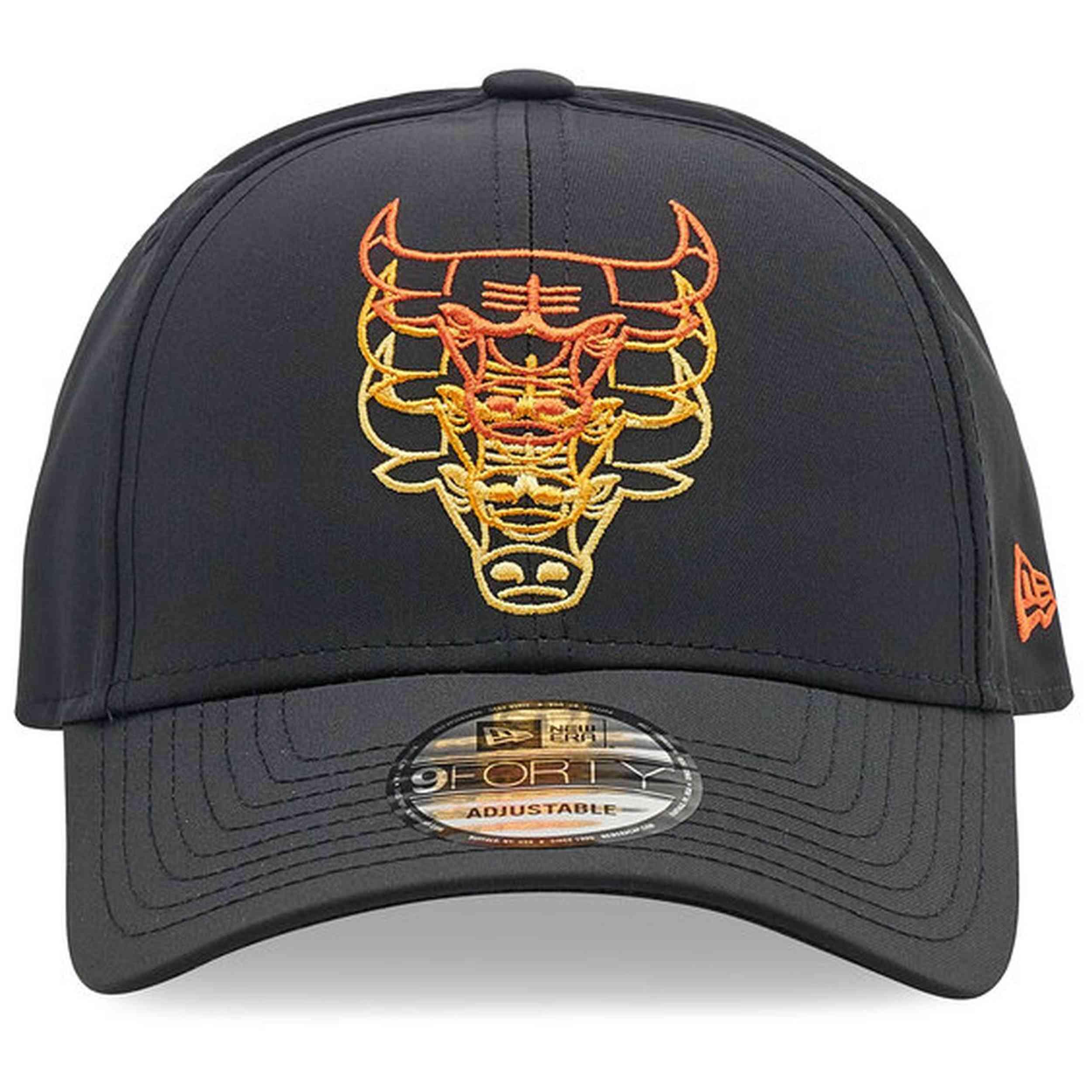 Casquette New era modèle Chicago Bulls NBA 9Forty Adjustable pour unisexe 2/4
