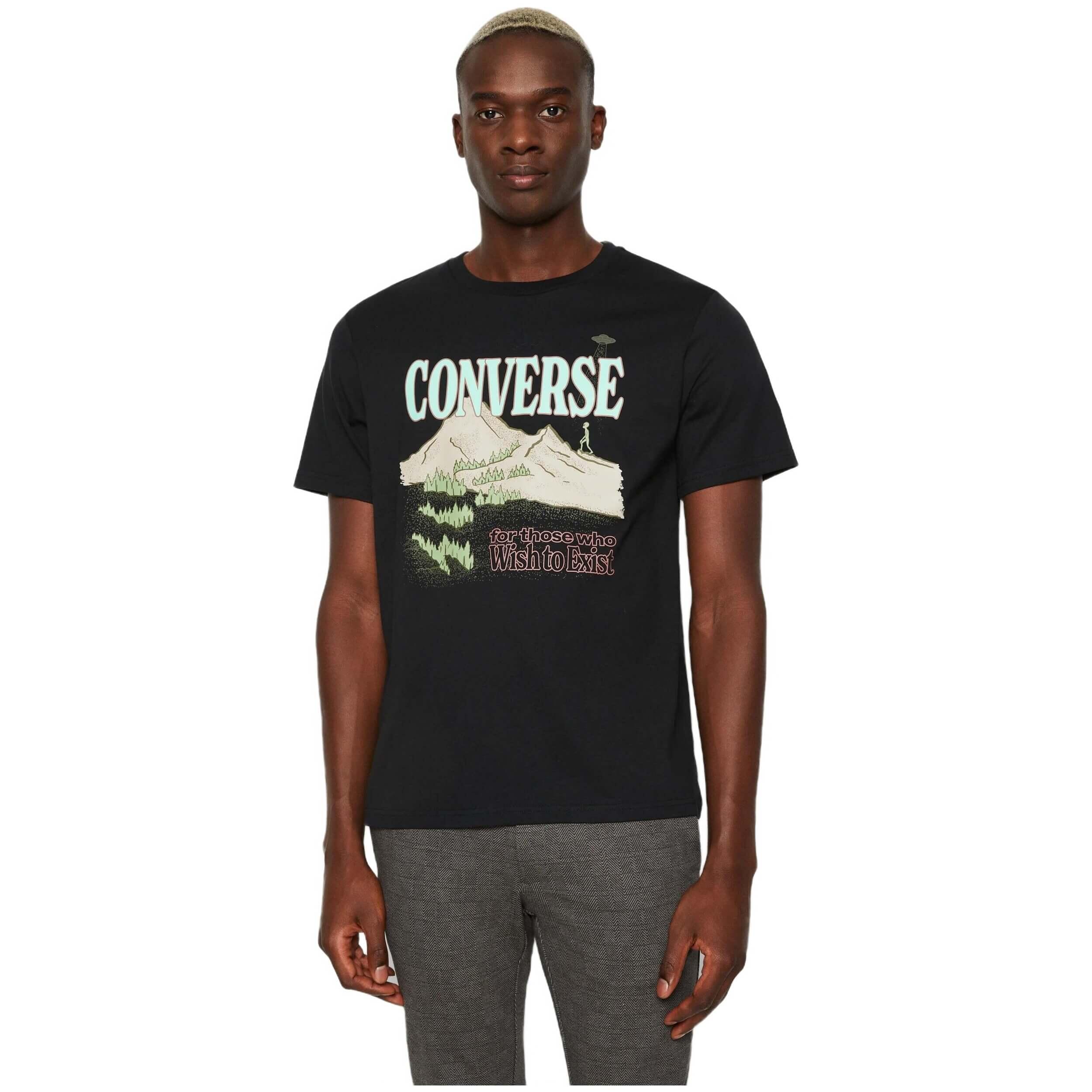 T-shirt Converse modèle 10023998-A02 pour homme 2/5