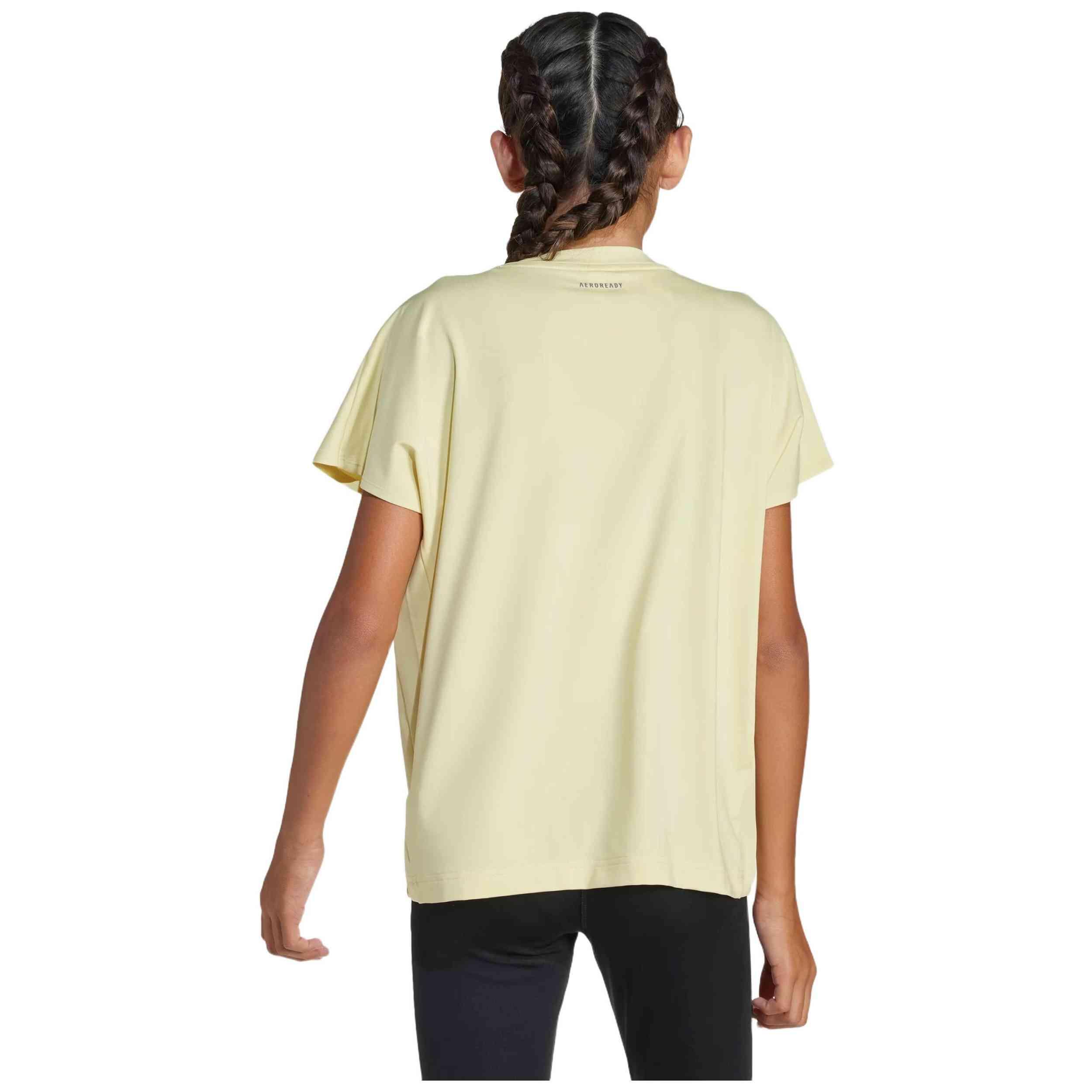 T-shirt Adidas modèle JC7447 pour filles 3/4
