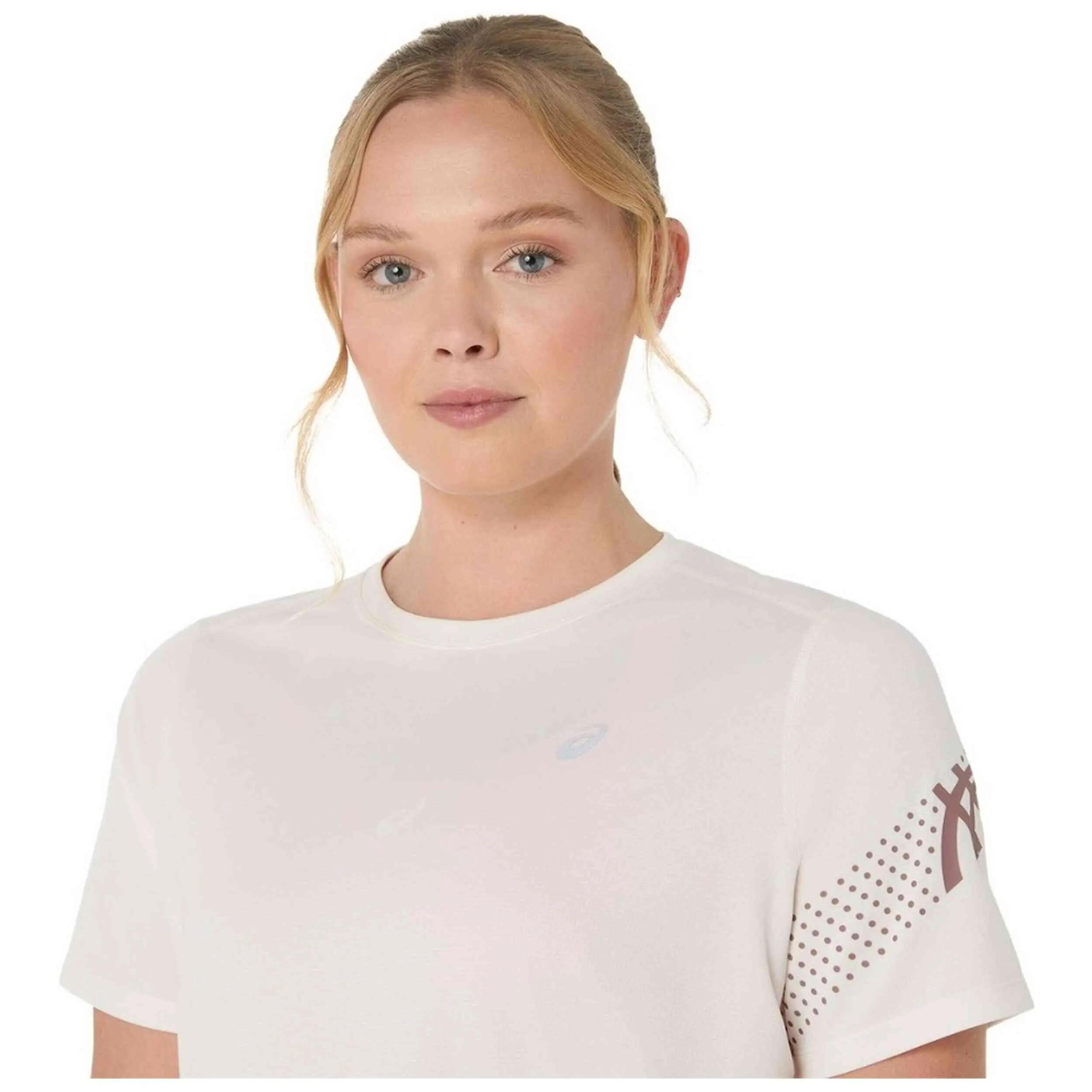 Camiseta de manga corta Asics modelo 2012D177-100 para mujer 4/5