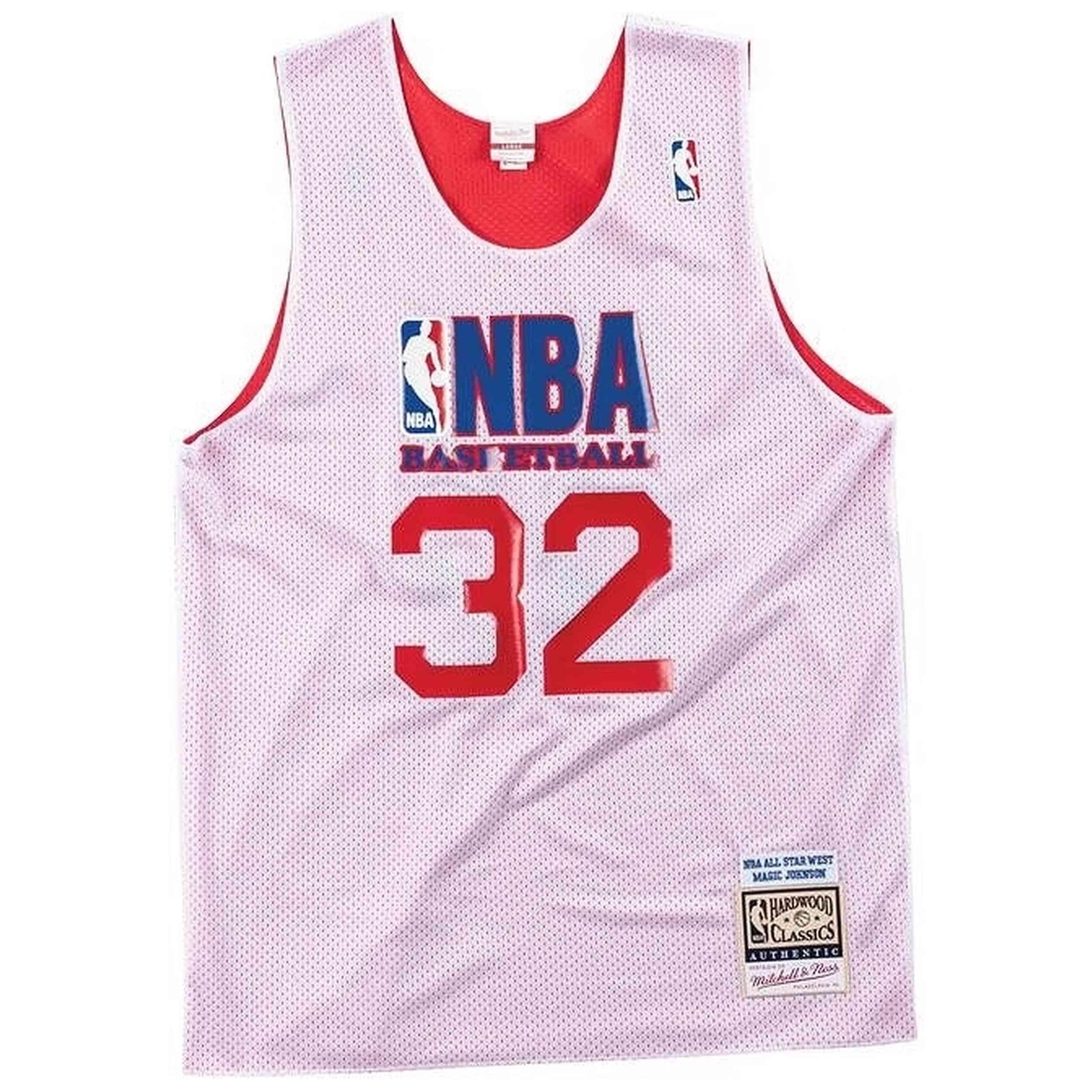 Camiseta de baloncesto Mitchell & ness modelo ARPJGS18003-ASGWHSC91E para hombre 3/4