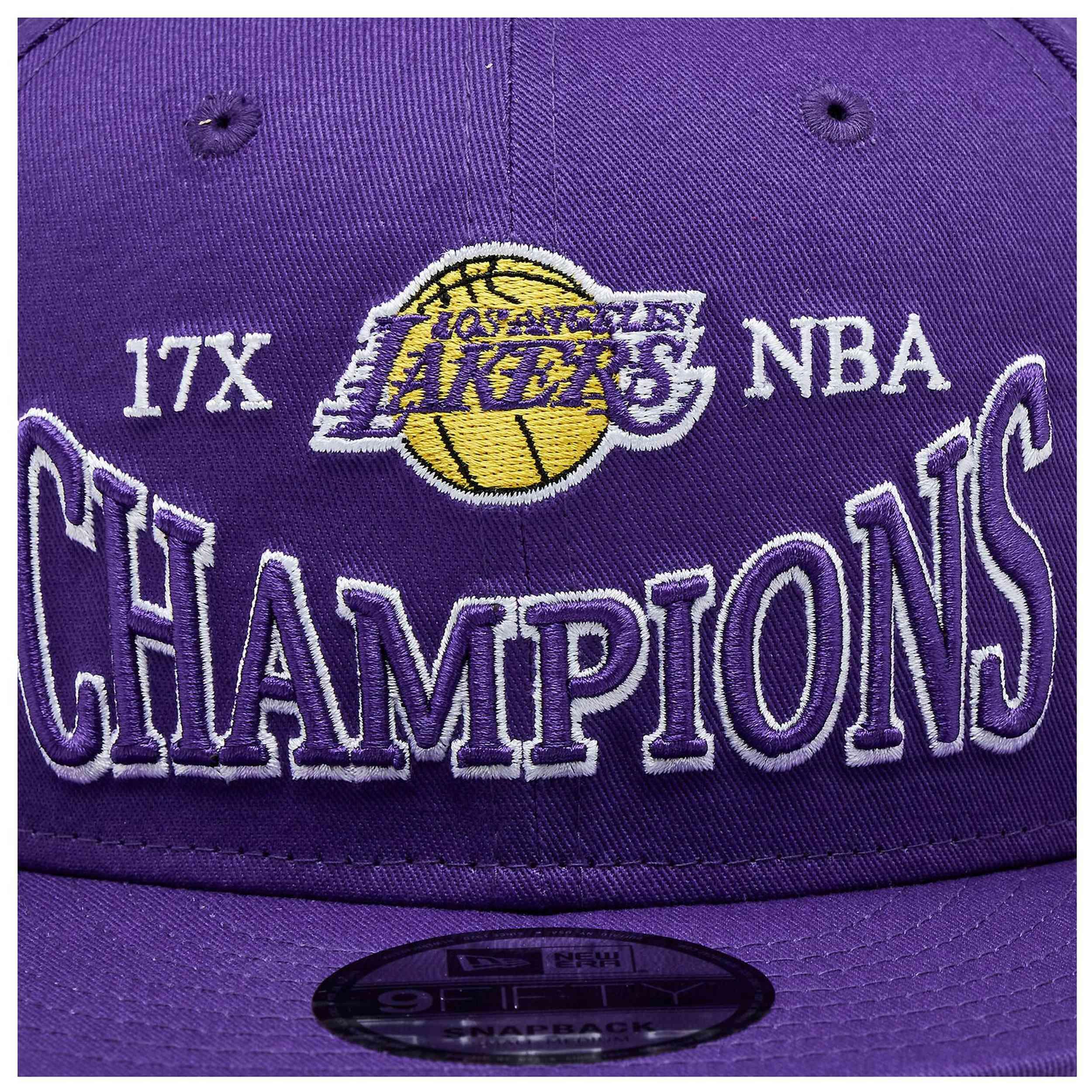 Boné New era modelo NBA LA Lakers 17x Champions para unissex 3/3