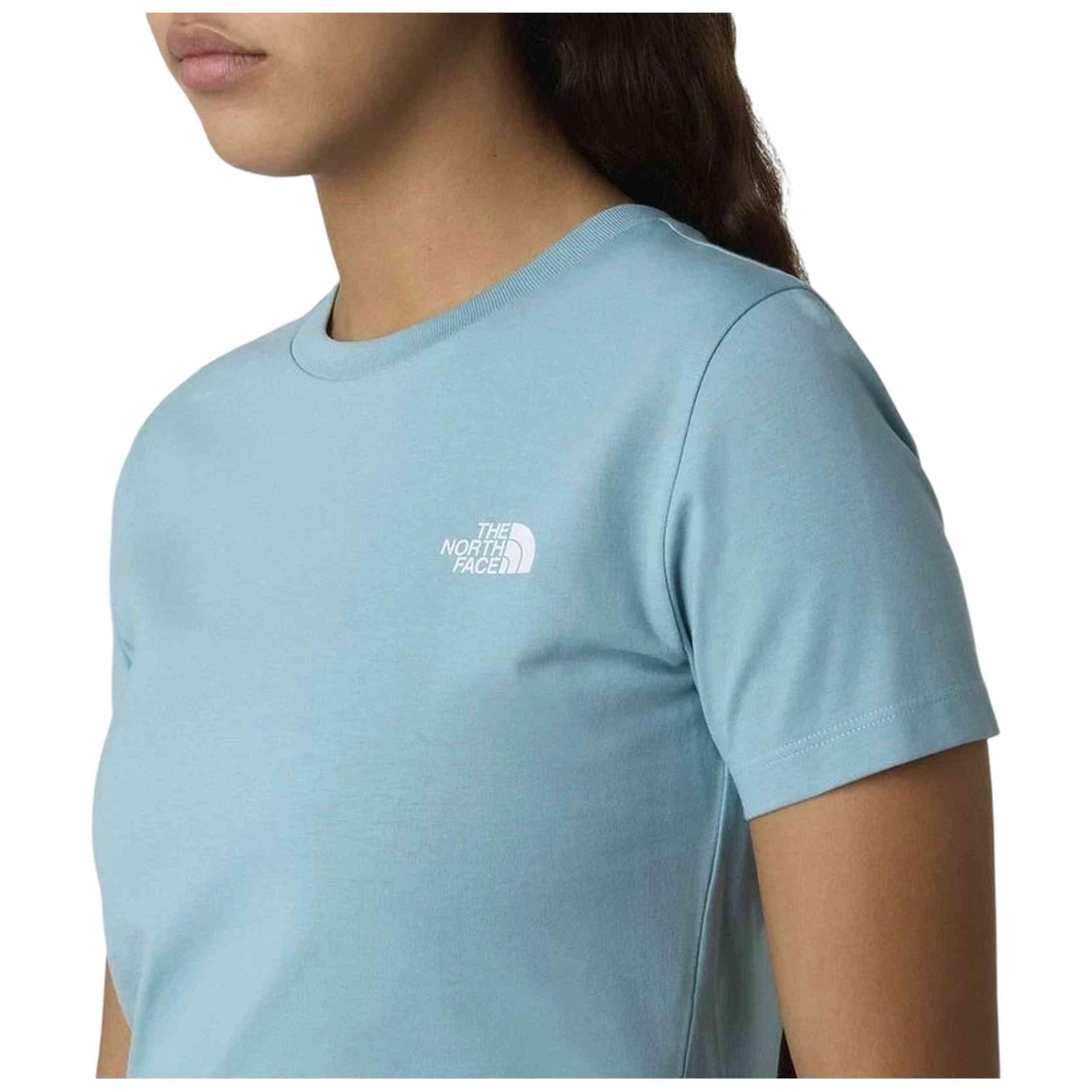 Maglia a maniche corte The north face modello NF0A87NHBTR1 per donne 3/3
