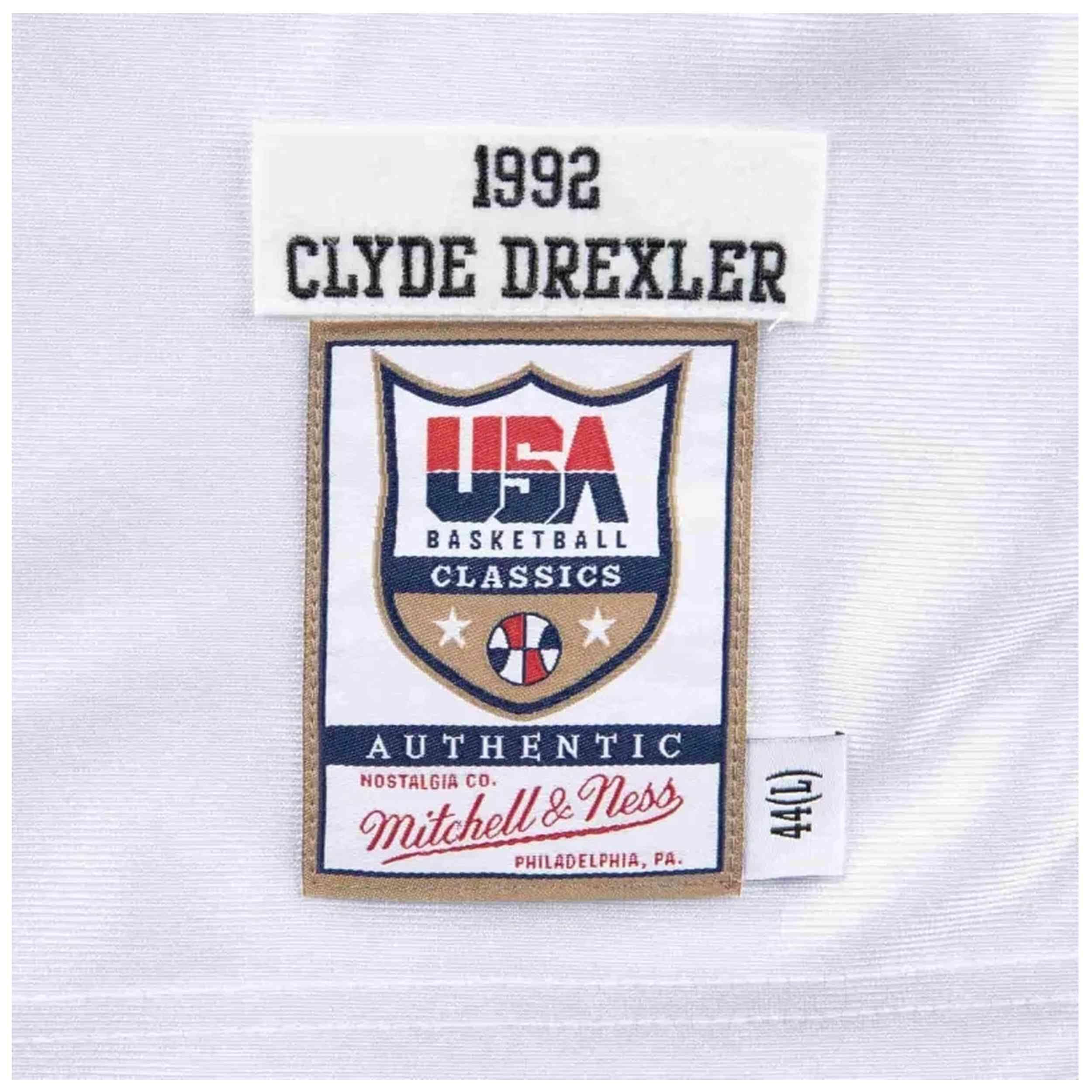 Maillot de basket Mitchell & ness modèle ASSHGS18425-USAWHIT92CDR pour homme 3/3