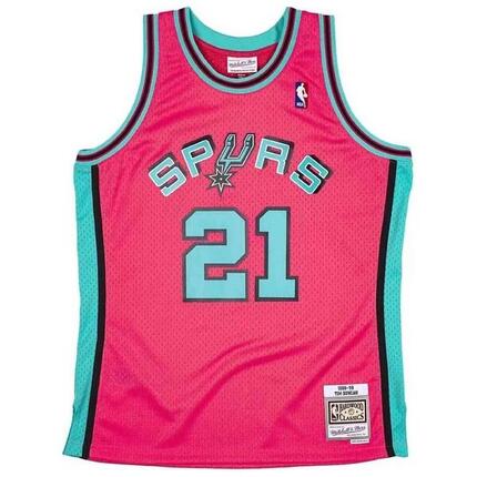 Maillot de basket Mitchell & ness modèle SMJYCP19304-SASPINK98TDU pour homme