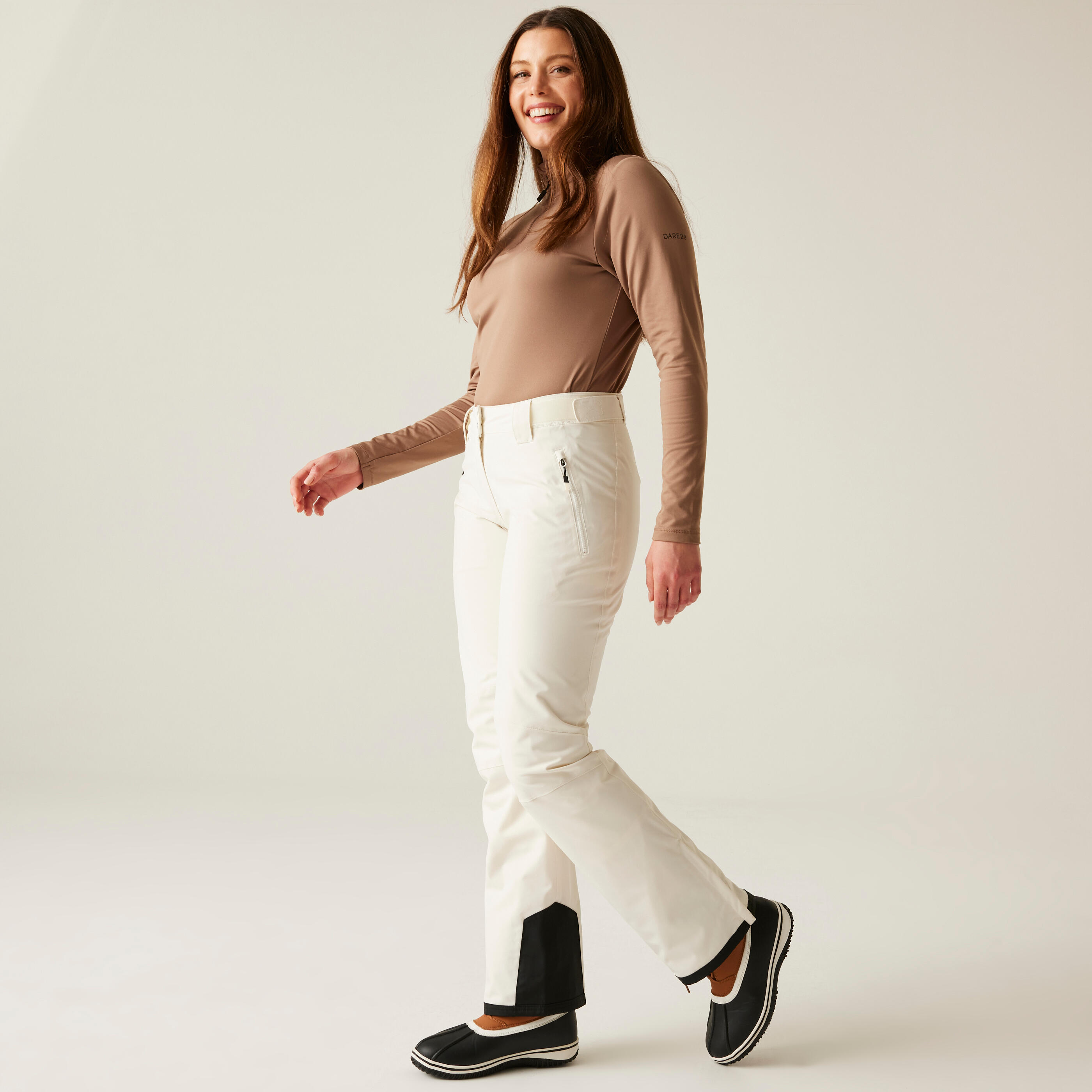 Dare 2b - Pantalon De Ski Imperméable Et Isolé Diminish Pour Femme - Pantalons - Blanc - Decathlon