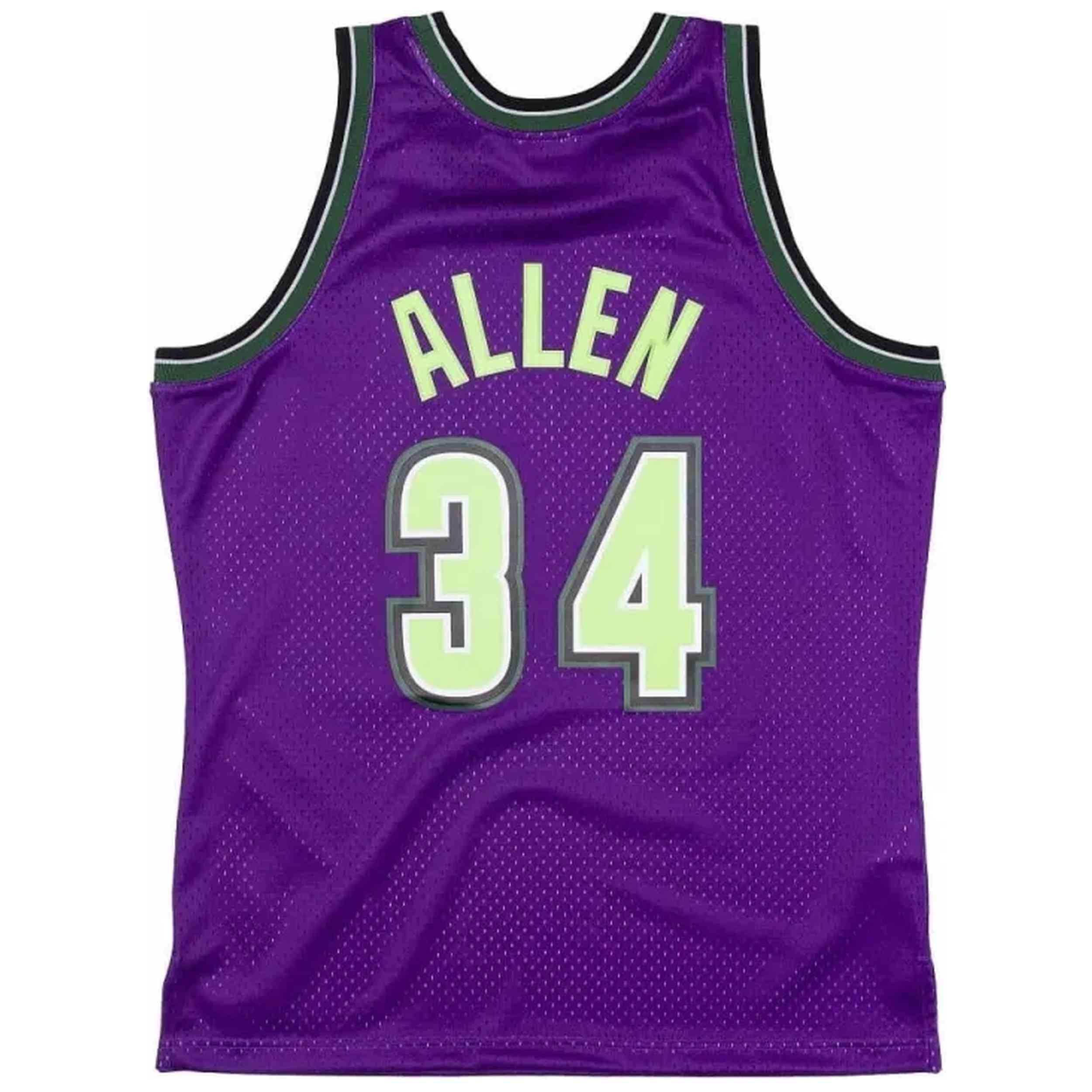 Maillot de basket Mitchell & ness modèle SMJYCP19294-MBUPURP96RAL pour homme 2/2