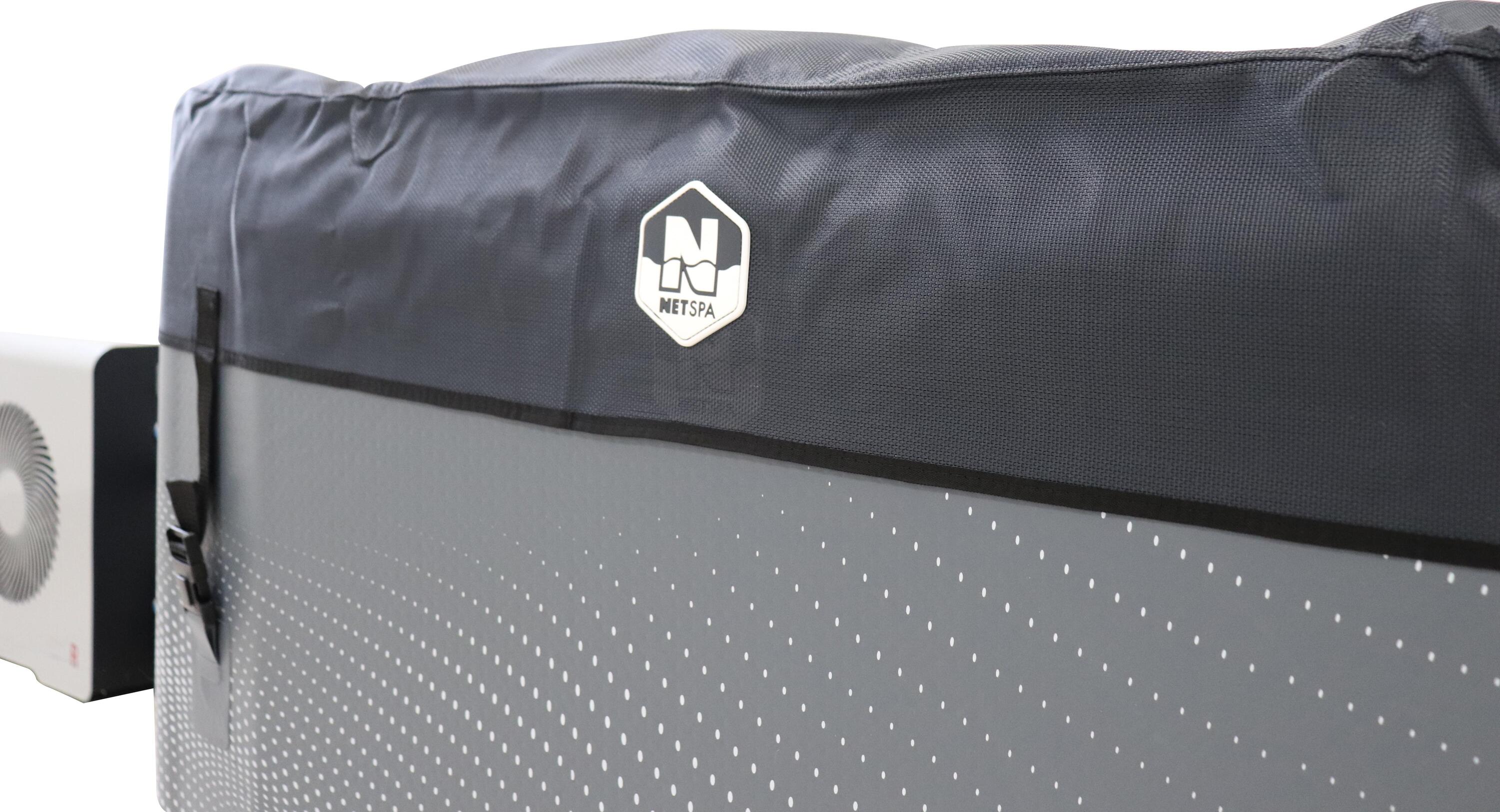 Pack Bassin ICEBATH NETSPA Jarvi Dropstitch + Kit chiller : Cryothérapie 4/7