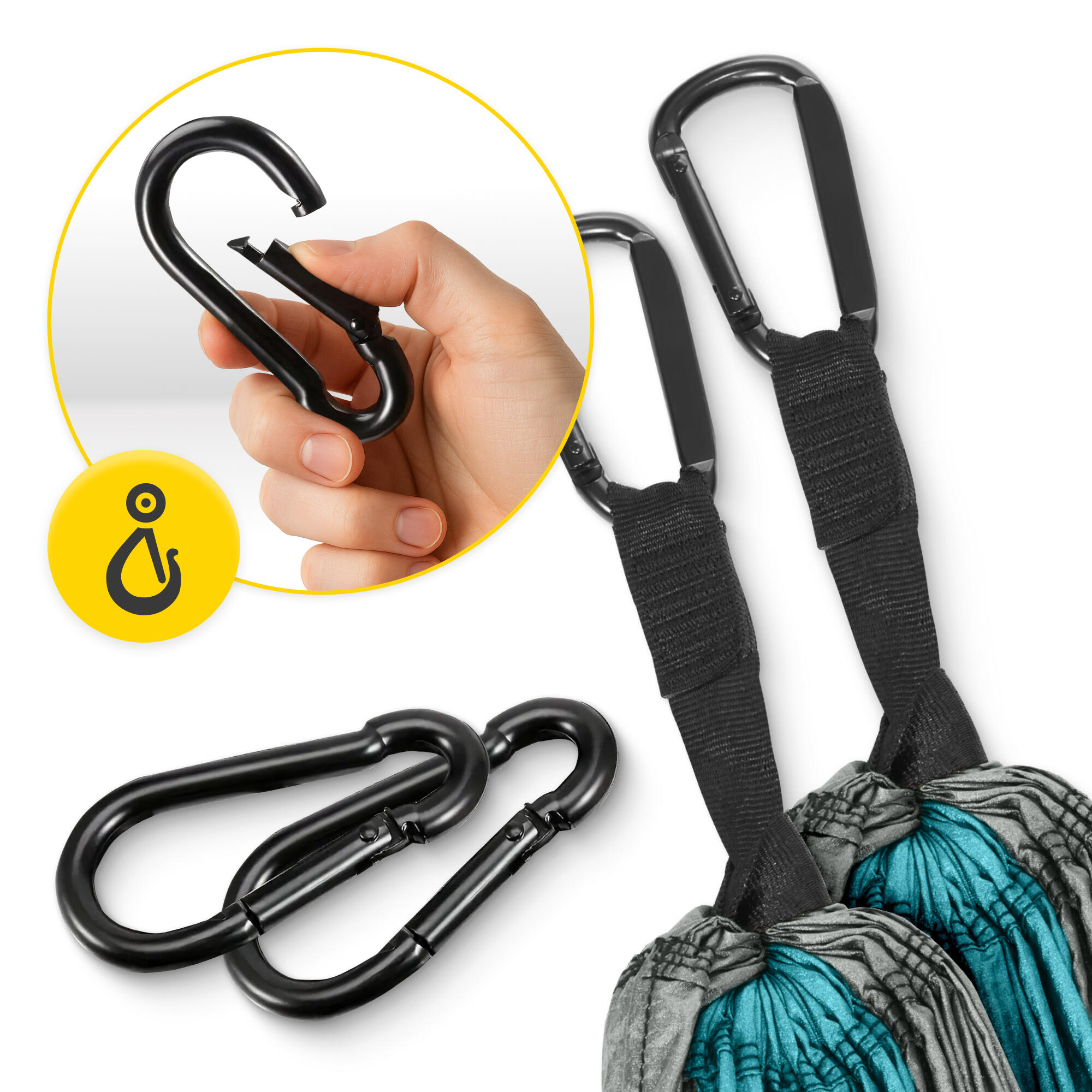 Tweepersoons reishangmat camping outdoor compact lichtgewicht MOUNTAIN GOAT 5/7