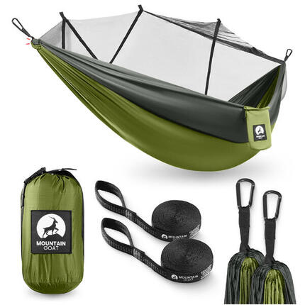 Hängematte mit Moskitonetz MOUNTAIN GOAT HT03 Outdoor Hängematte für 1 Person