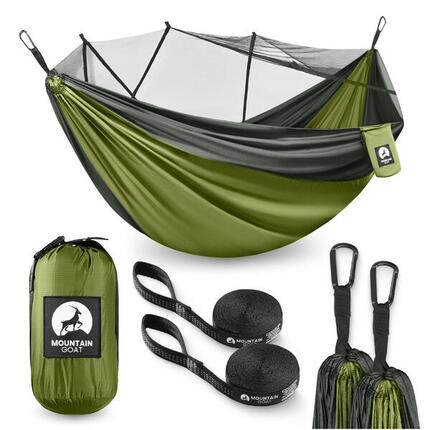 Doppelhängematte mit Moskitonetz MOUNTAIN GOAT HT05 für 2 Personen Outdoor
