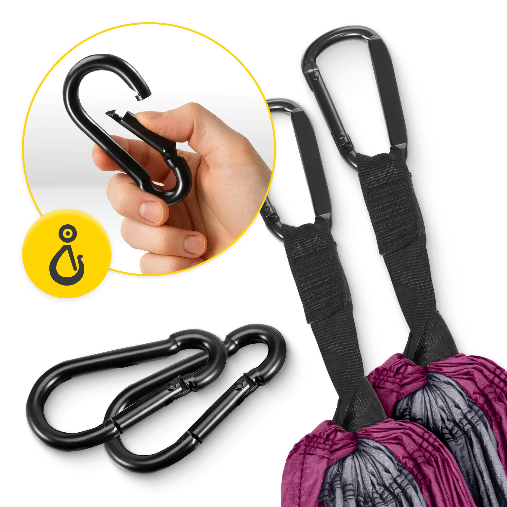 Tweepersoons reishangmat camping outdoor compact lichtgewicht MOUNTAIN GOAT 6/7