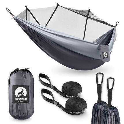 Hängematte mit Moskitonetz MOUNTAIN GOAT HT03 Outdoor Hängematte für 1 Person