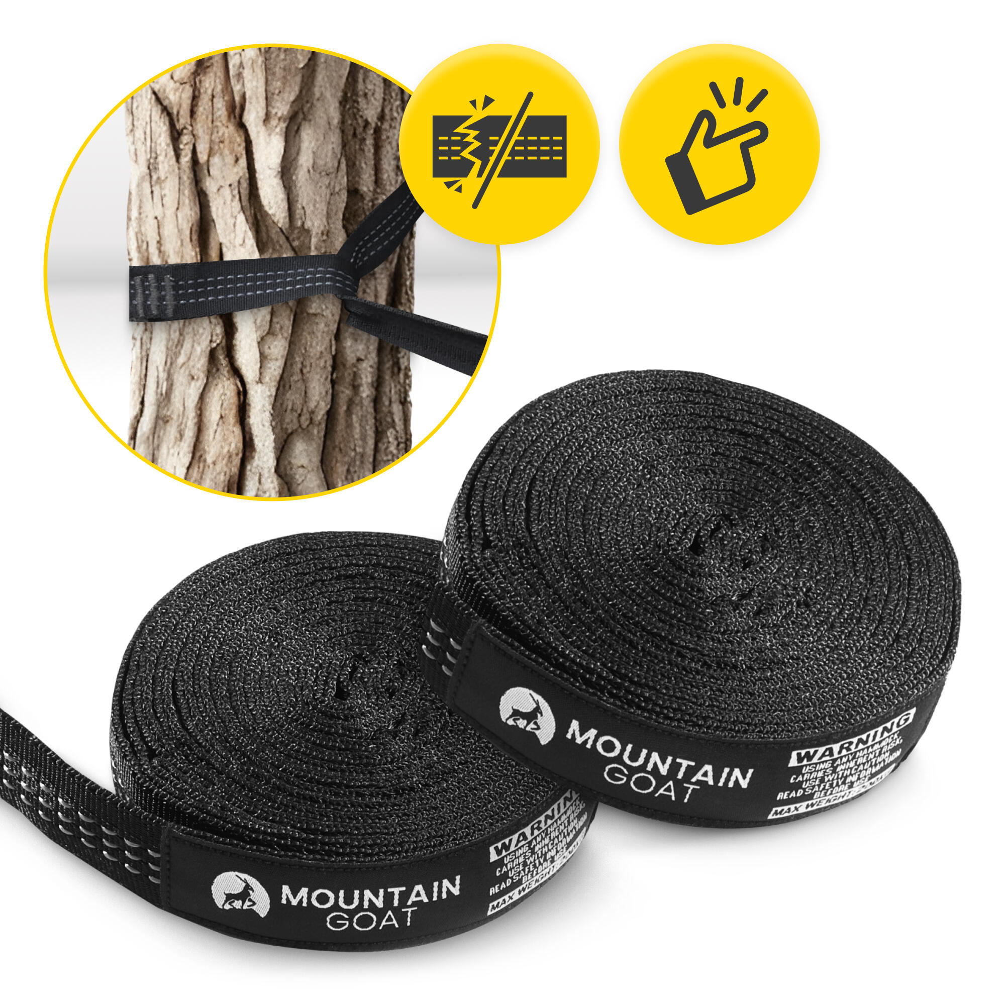Eenpersoons reishangmat camping outdoor compact lichtgewicht MOUNTAIN GOAT 6/7