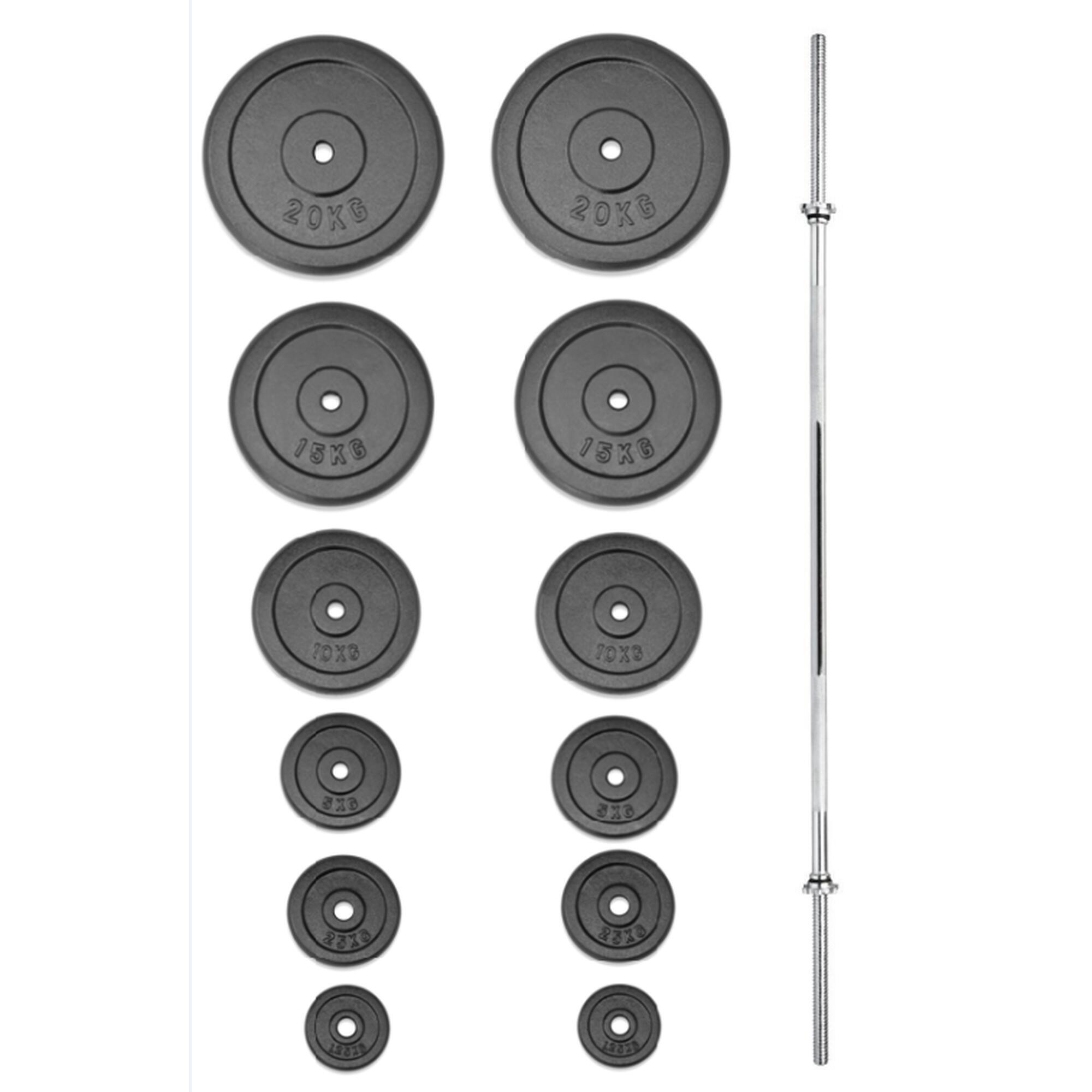 TRINFIT Nakládací činka PREMIUM XL kovová 115 kg