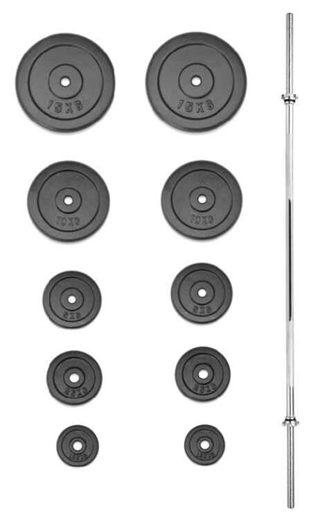 Nakládací činka PREMIUM XL kovová 75 kg 1/1