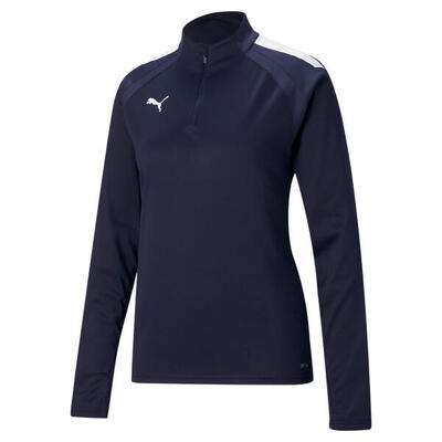 Trainings top 1/4 zip vrouw puma team liga