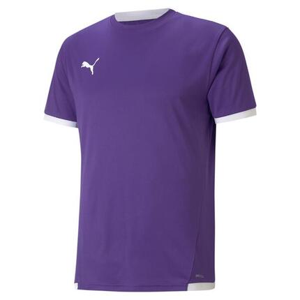 Puma Teamliga Maillot Enfants Manches Courtes - Violet / Blanc