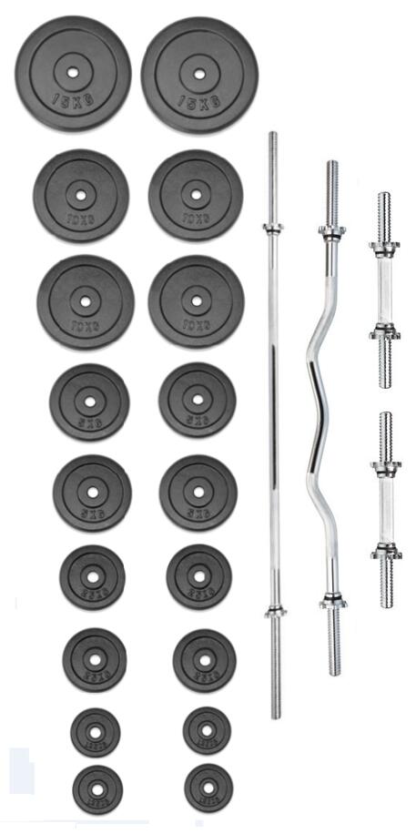 Činkový set PREMIUM kovový 130 kg 1/1