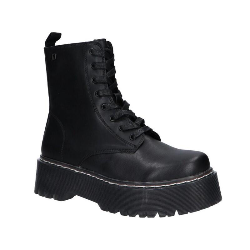 Botines Planos Mujer Mustang  Negro 2/4