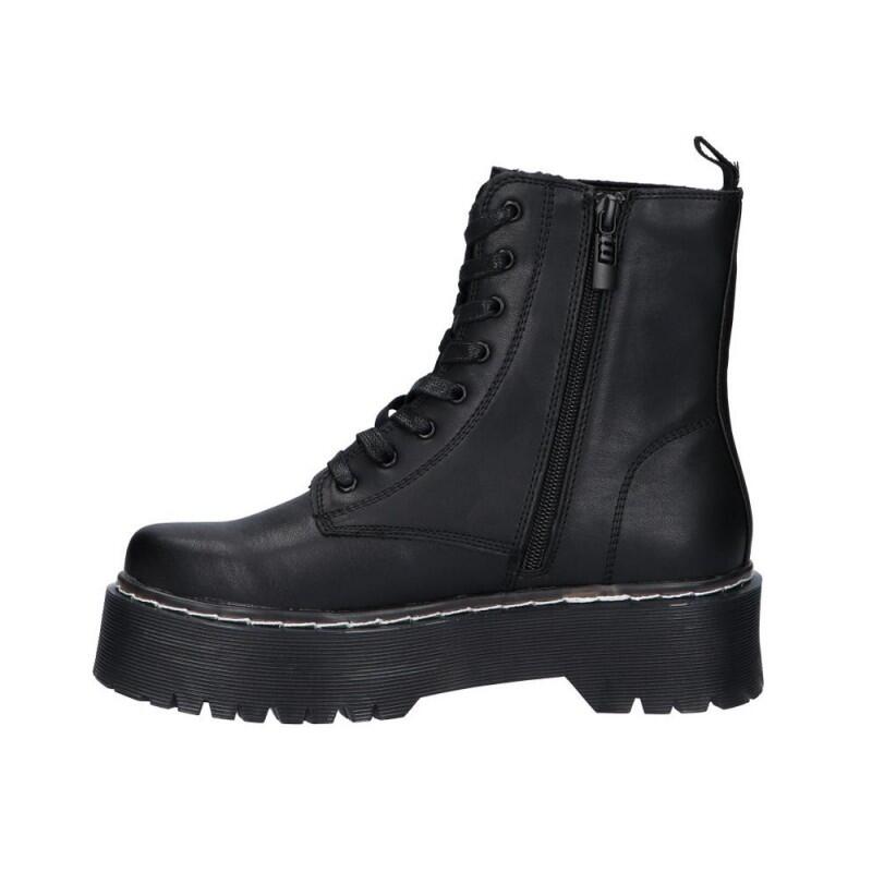 Botines Planos Mujer Mustang  Negro 3/4