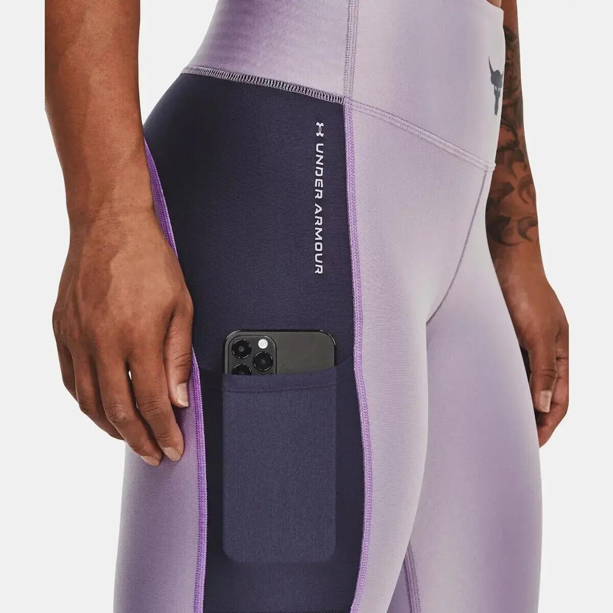 Leggings de treino femininos Under Armour Project Rock HG Ankle 2/6