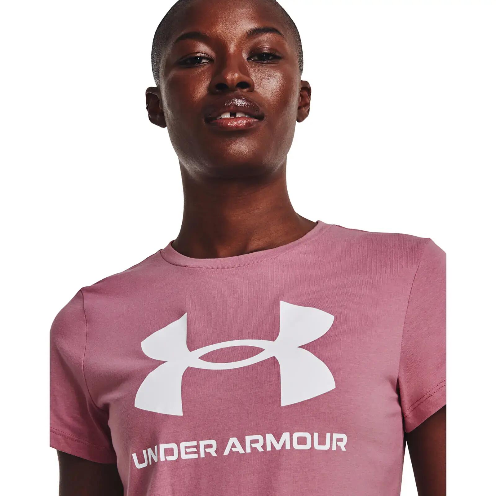 Under Armour T-shirt Donna Live Sportstyle Graphic Pink Elixir M 2/6