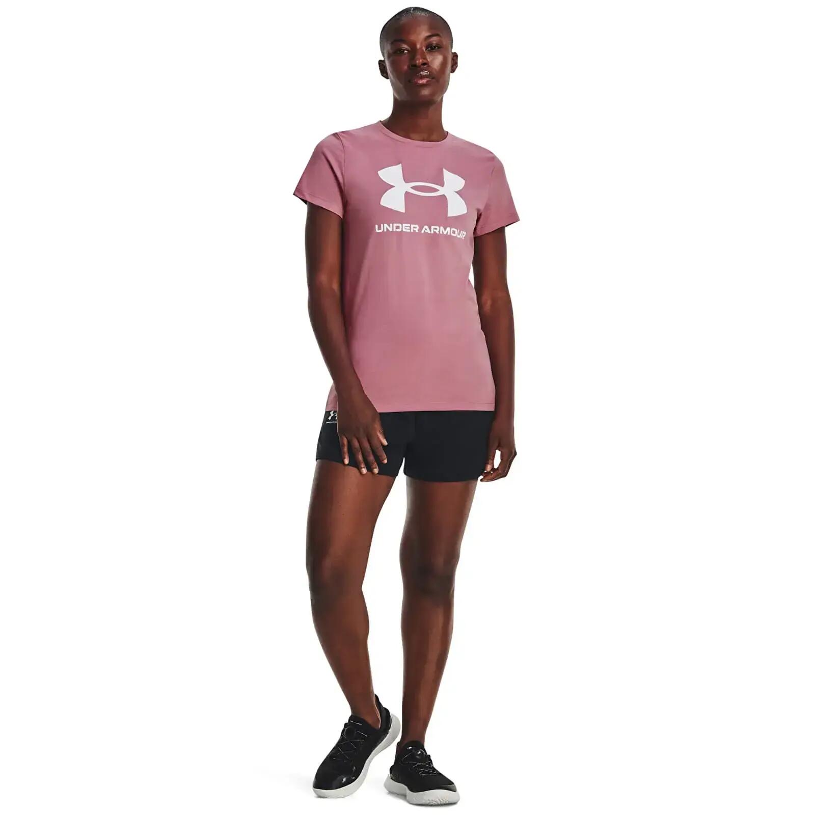 Under Armour T-shirt Donna Live Sportstyle Graphic Pink Elixir M 3/6