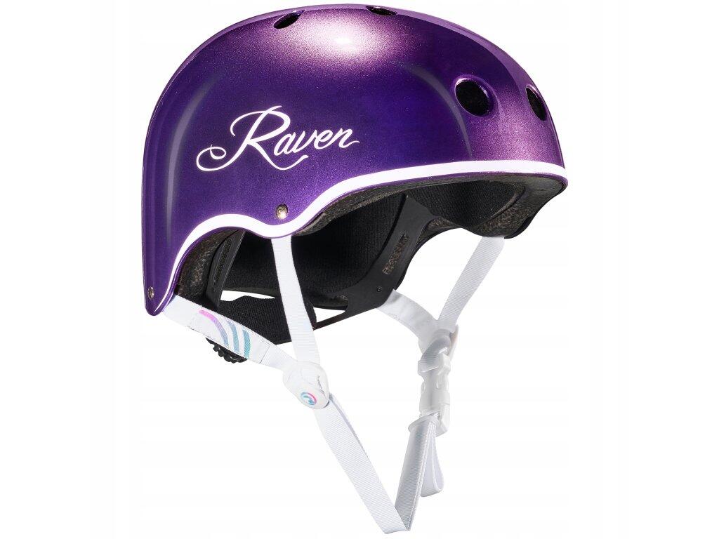 Casco da bicicletta, pattini, skateboard per bambini e adulti Essto Purple 2/7