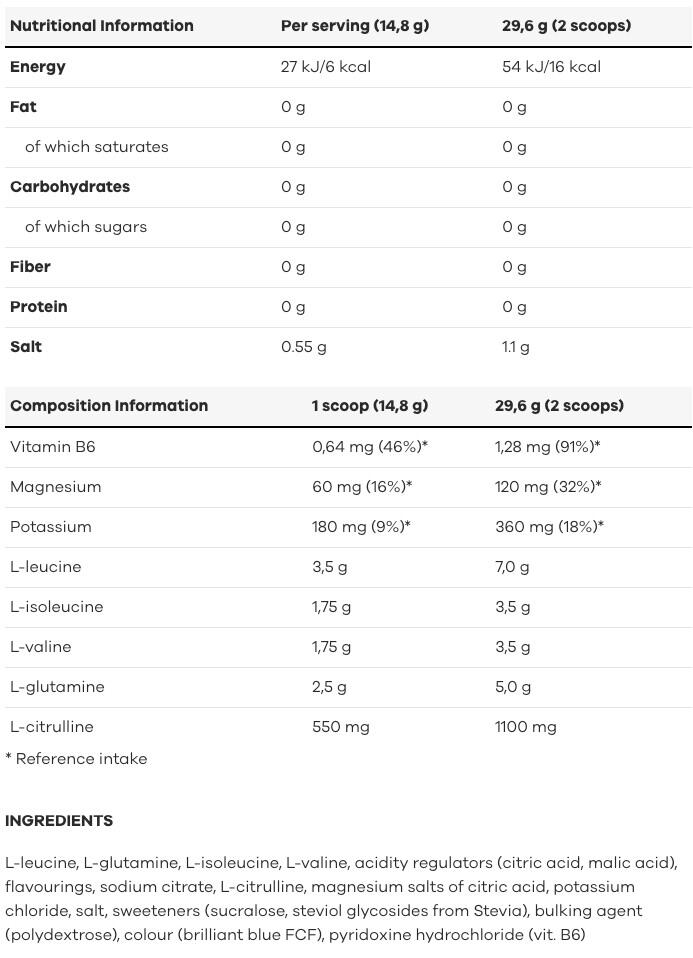 BCAA en poudre - Xtend BCAA - Framboise Bleue Glacée 3/3