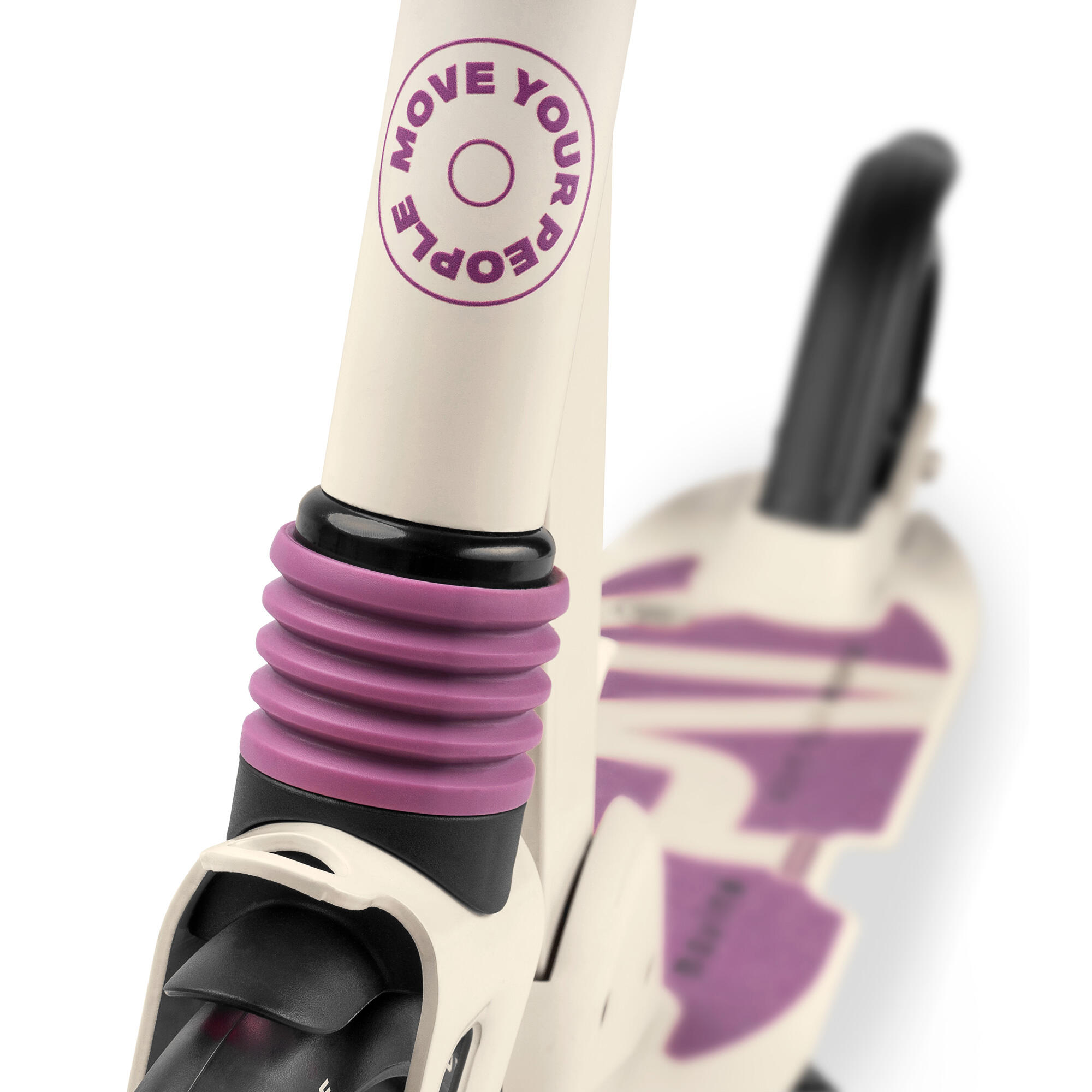 Patinete plegable para niños, ruedas LED, manillar ajustable Movino City Light 5/8