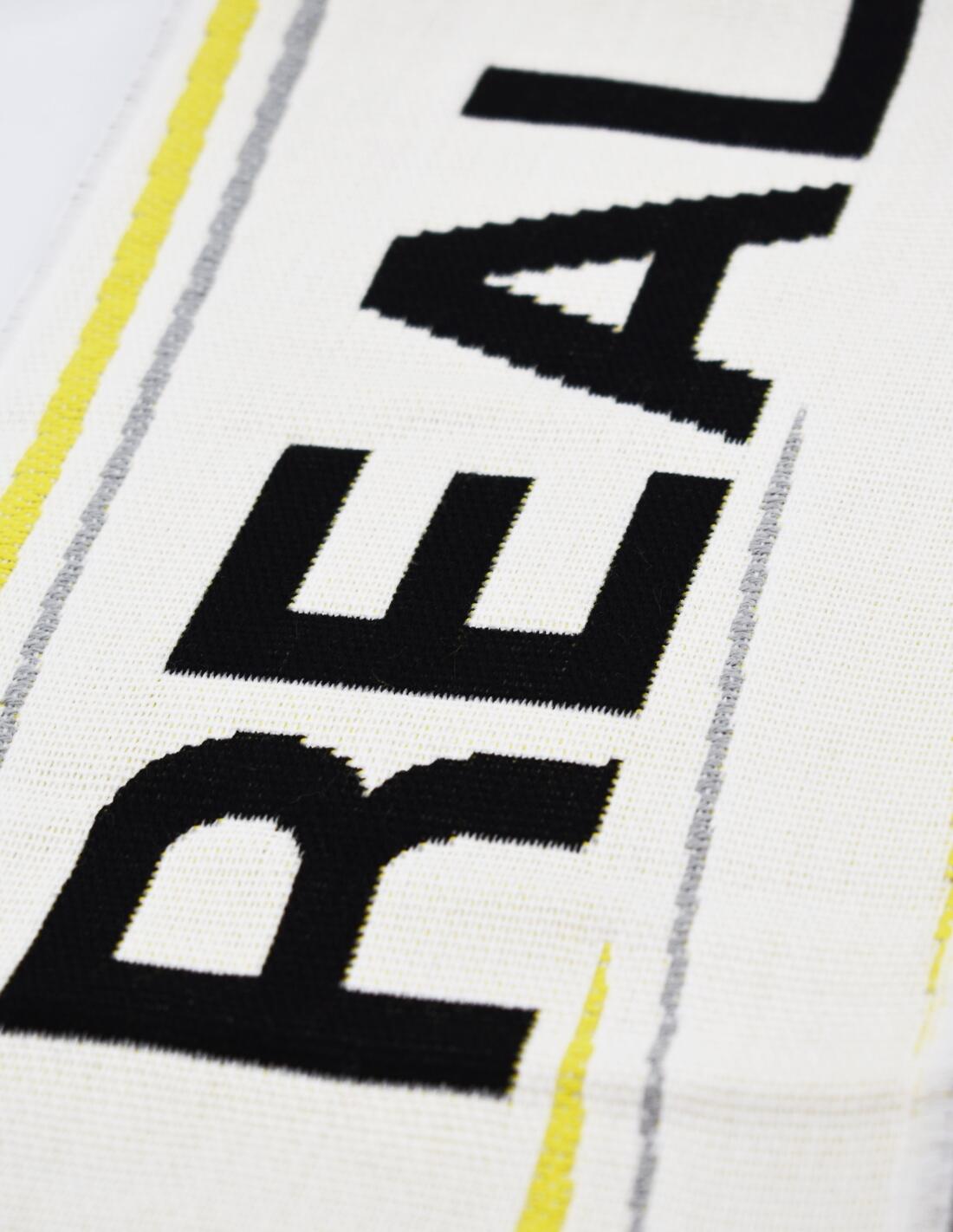 Bufanda Telar Real Madrid Blanca Modelo 45 3/5