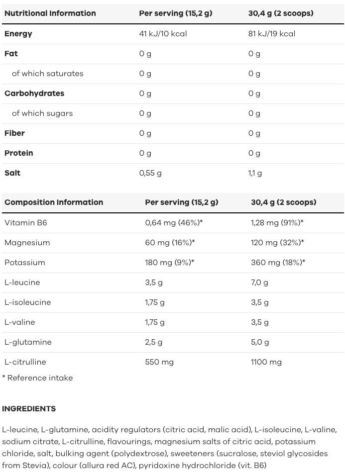 BCAA en poudre - Xtend BCAA - Orange Sanguine Italienne 3/3