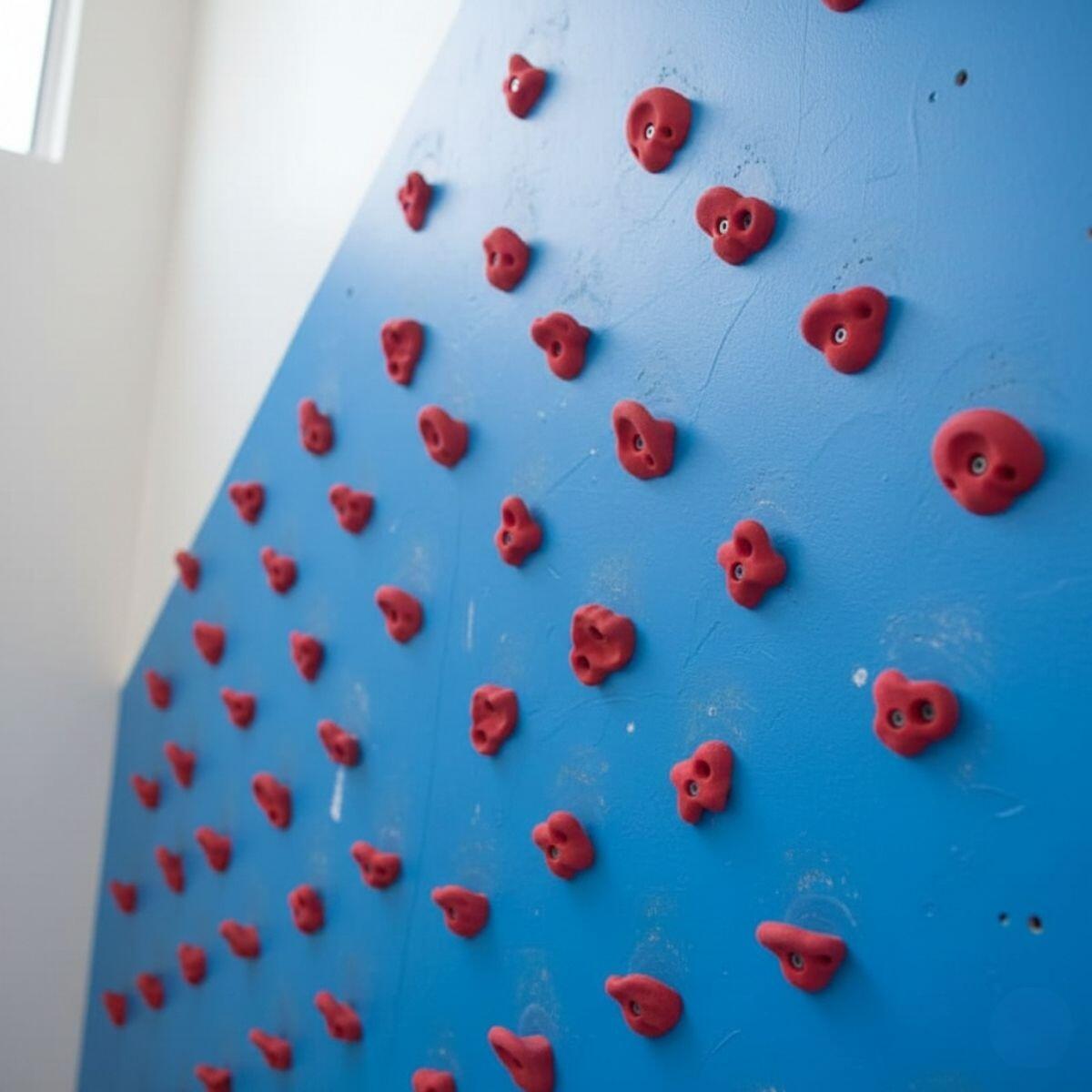 Poignées d'escalade M 6 pcs rouge 3/5