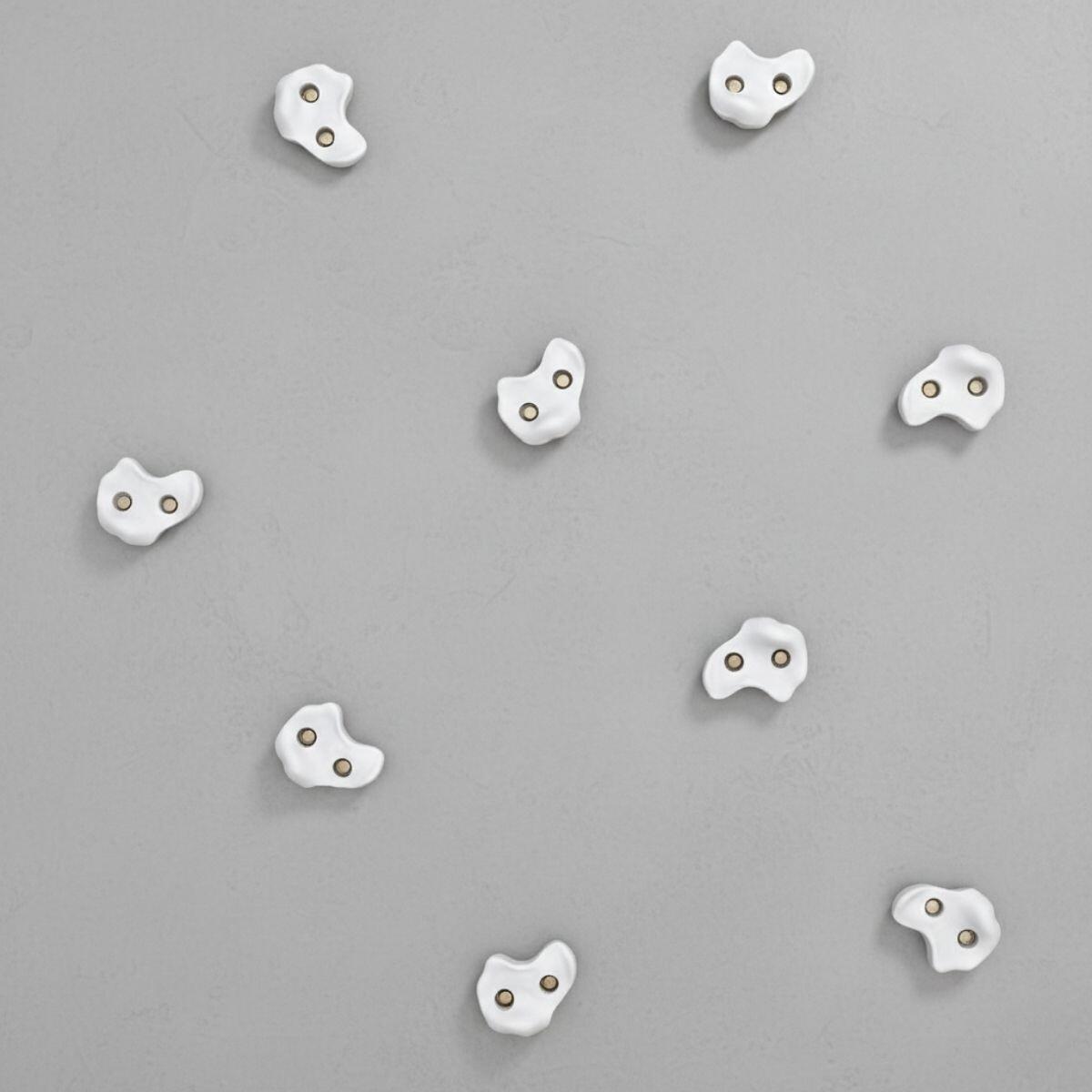griffes d'escalade M 6 pcs blanc 5/5