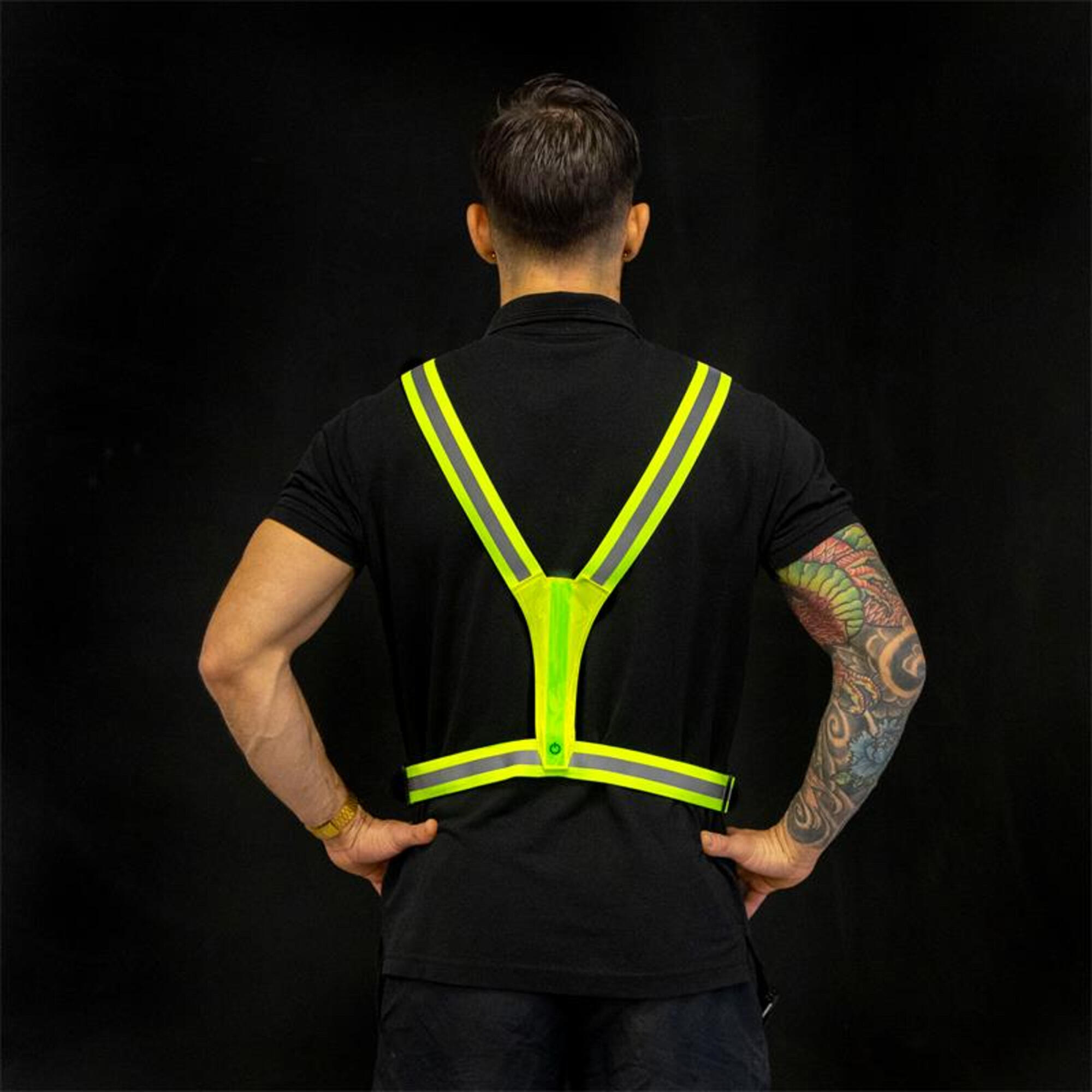 Chaleco reflectante con luz EWRV006 3/4
